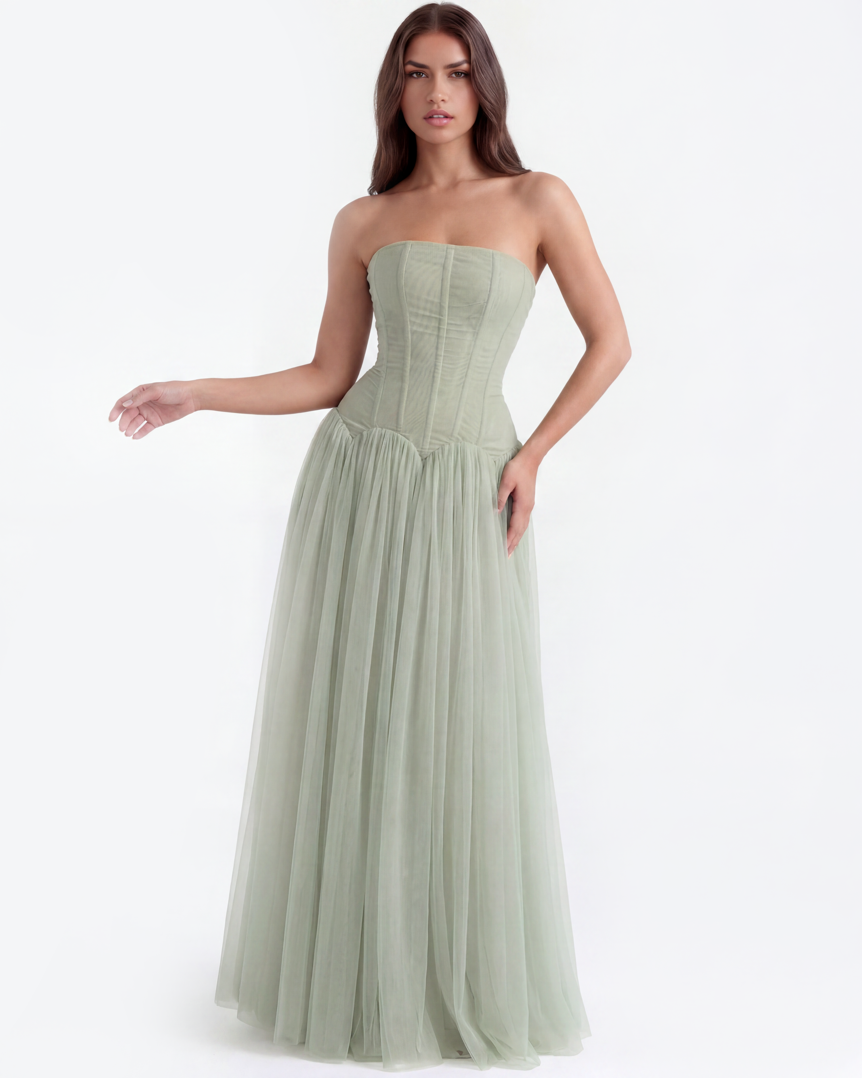 Arabella Mavi Maxi Elbise