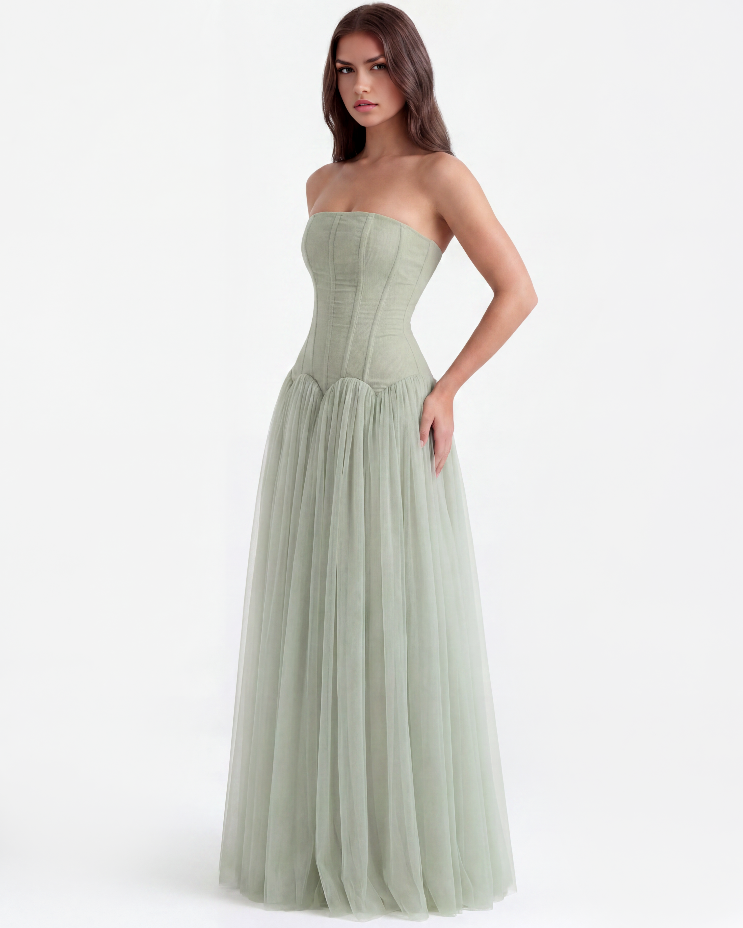 Arabella Mavi Maxi Elbise