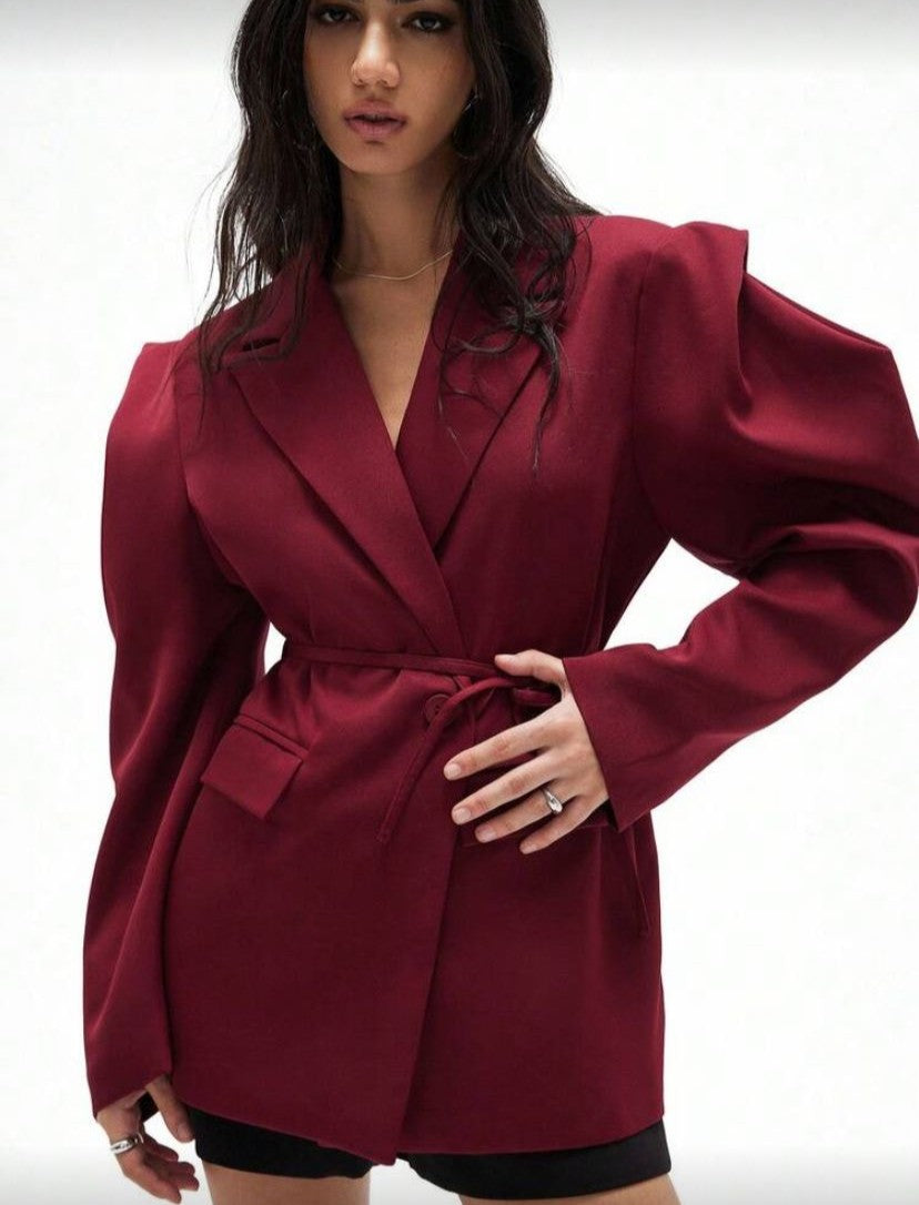 Sienna Wrap Oversized Blazer