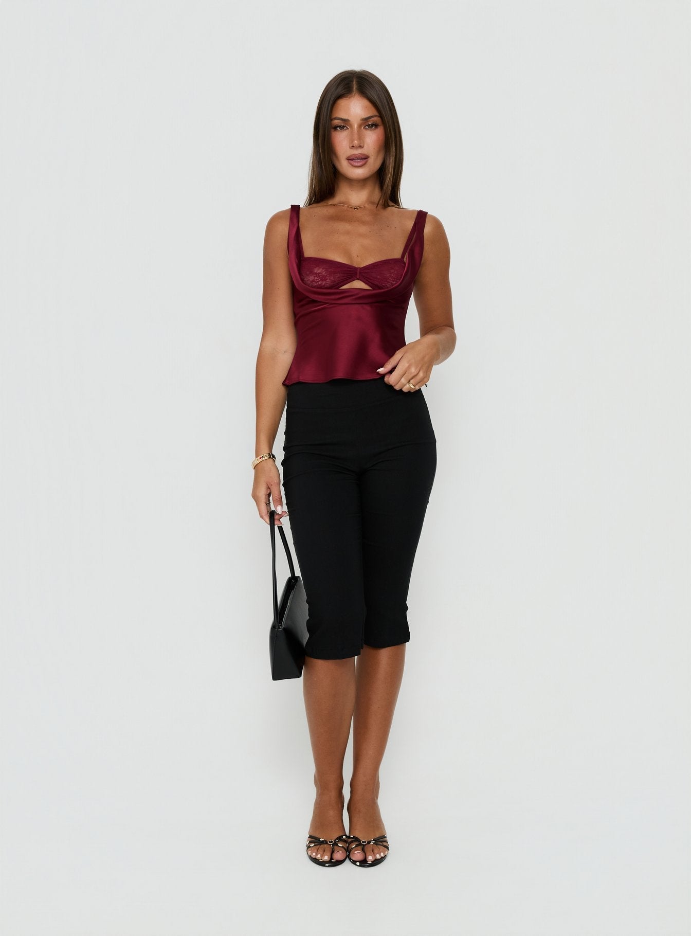 Delilah Bordo Bluz
