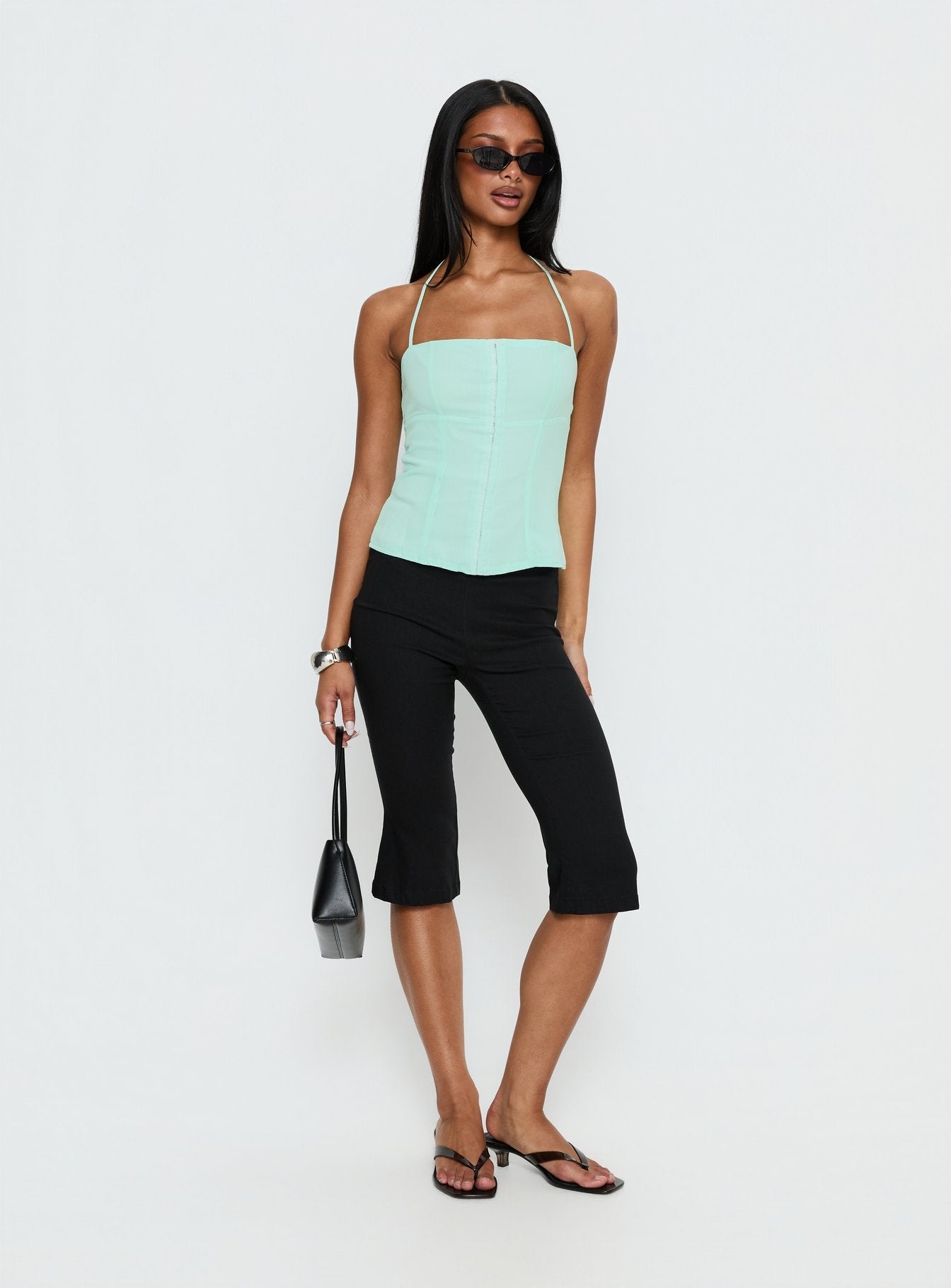 Delamere Aqua Düğüm Yaka Bluz