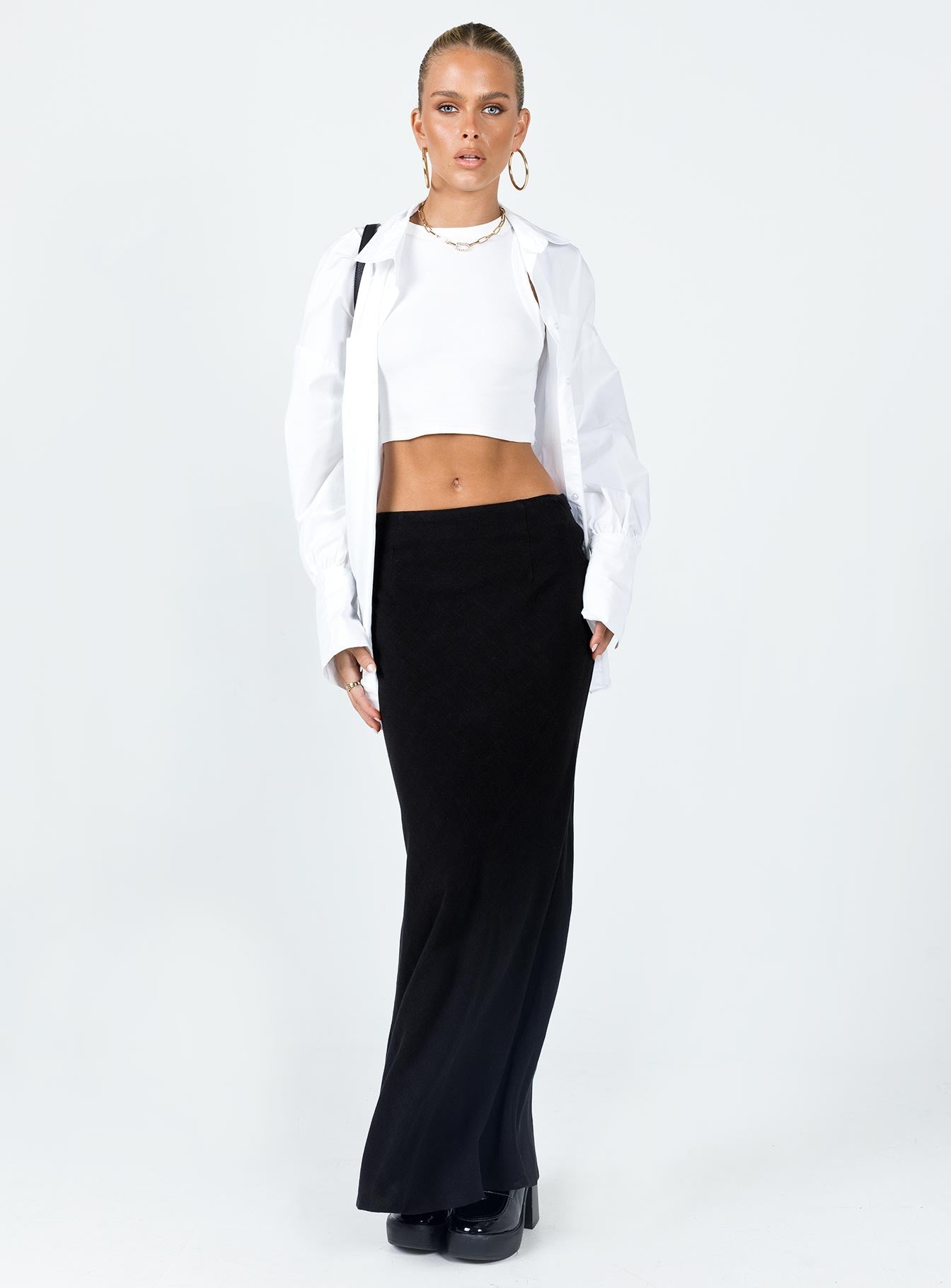 Jodie Siyah Maxi Etek