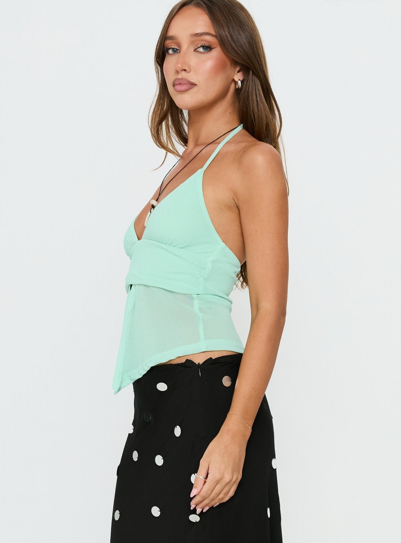 Averee Halter Üst - Nane Parlak Bluz