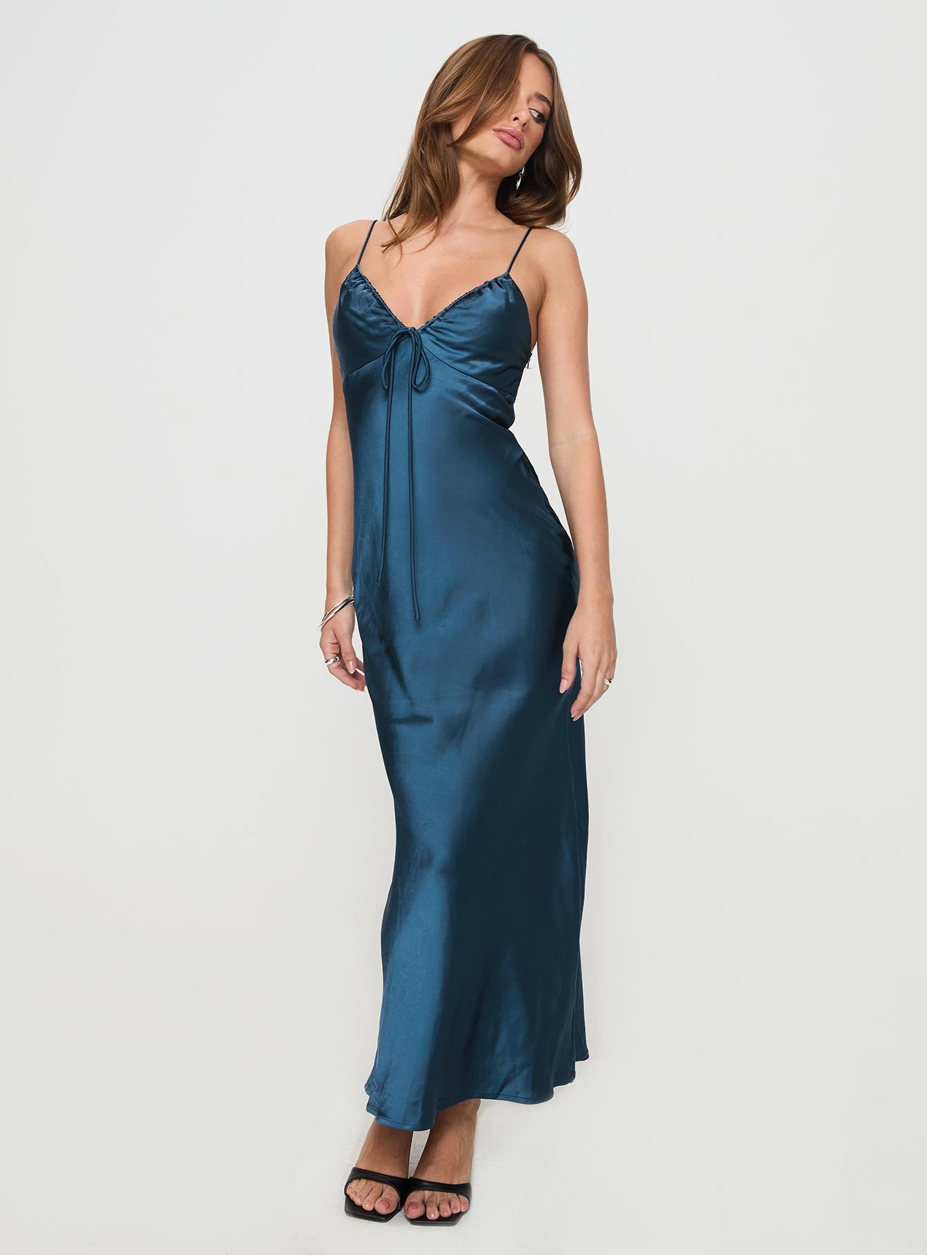 Lacivert Maguire Maxi Elbise