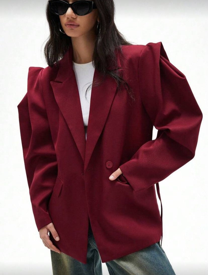 Sienna Wrap Oversized Blazer