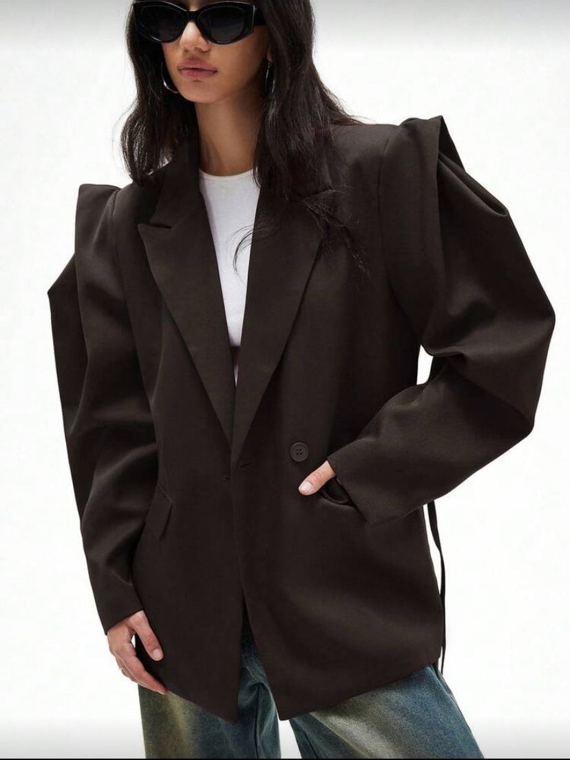 Sienna Wrap Oversized Blazer