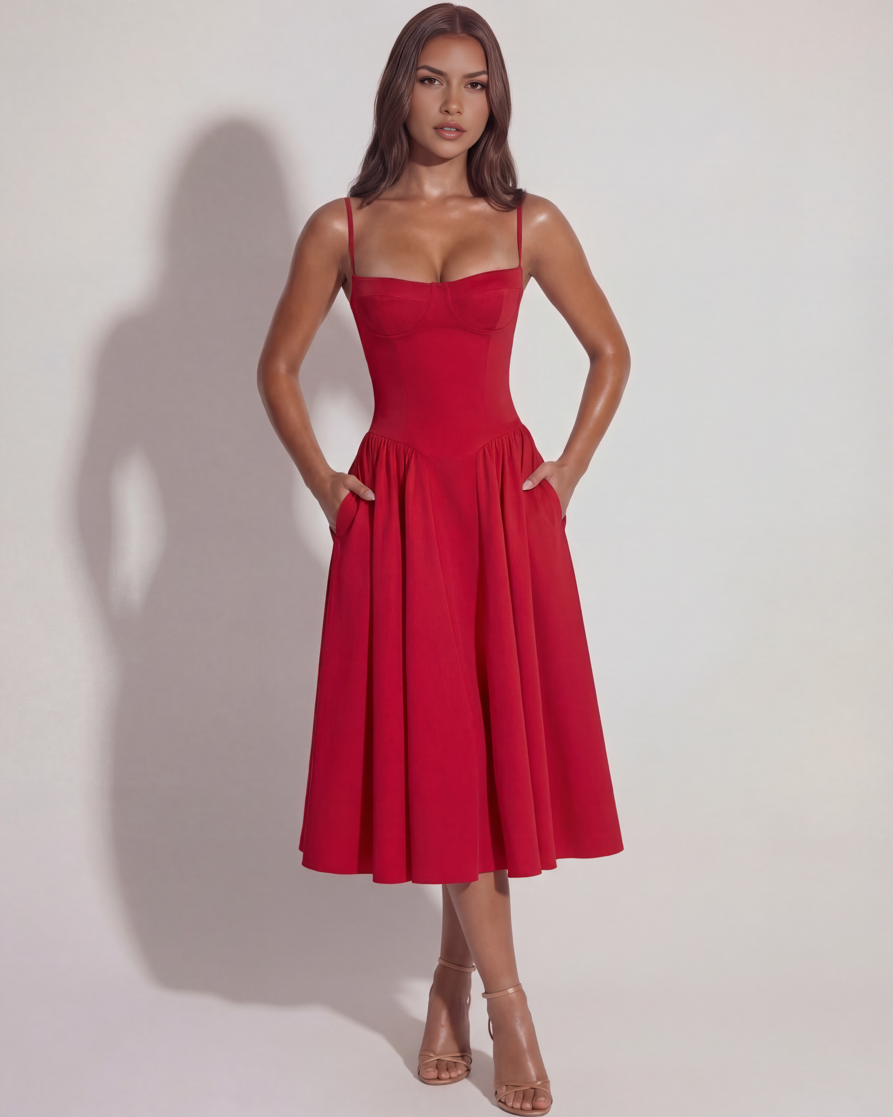 Francesca Midi Elbise