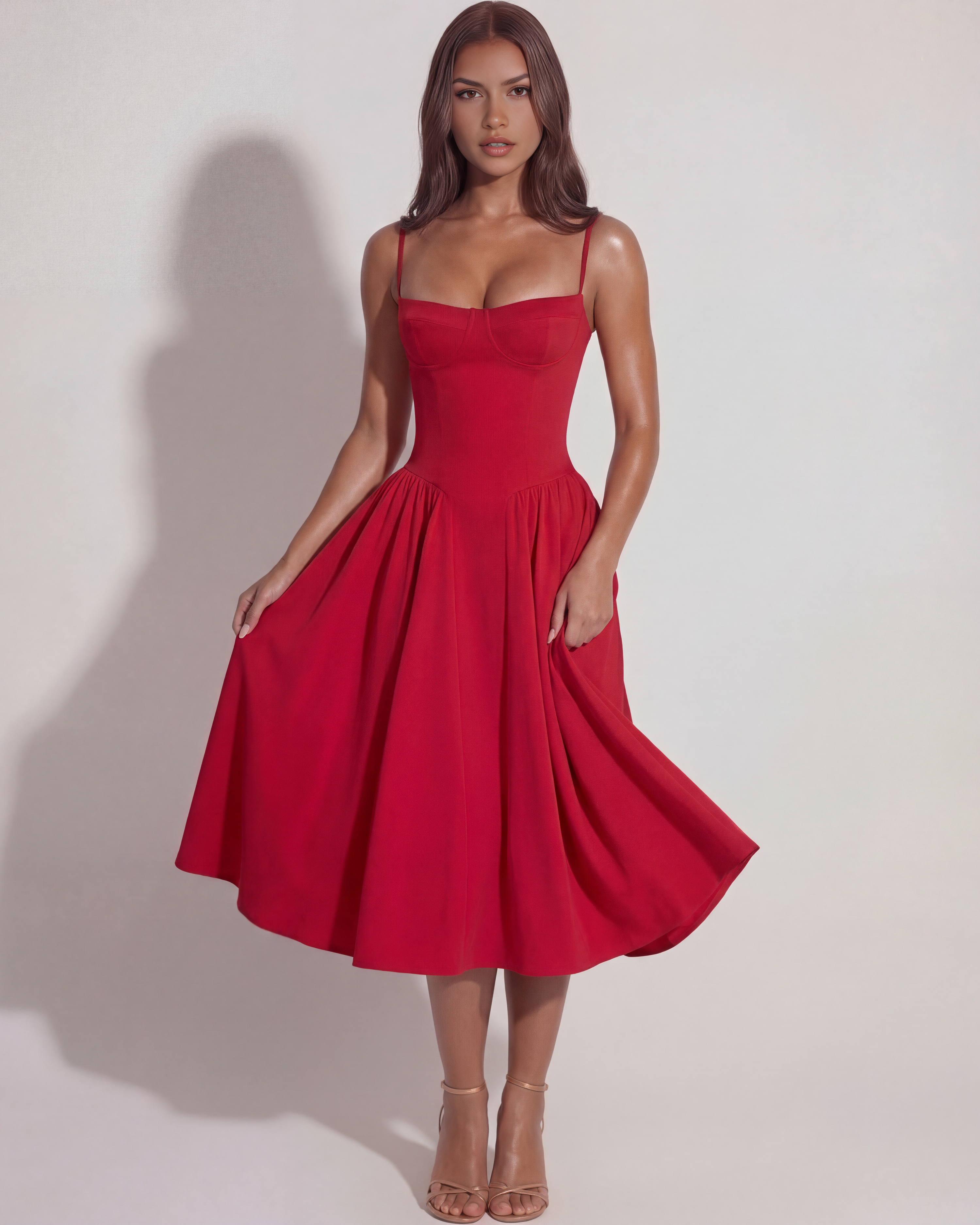 Francesca Midi Elbise