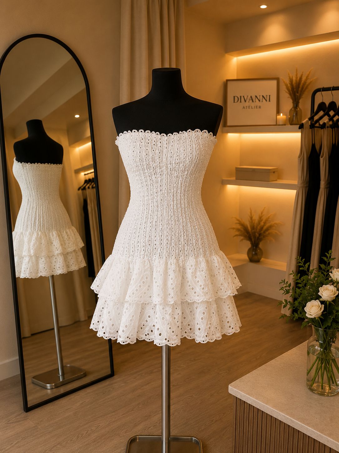 Bella Lace Elbise