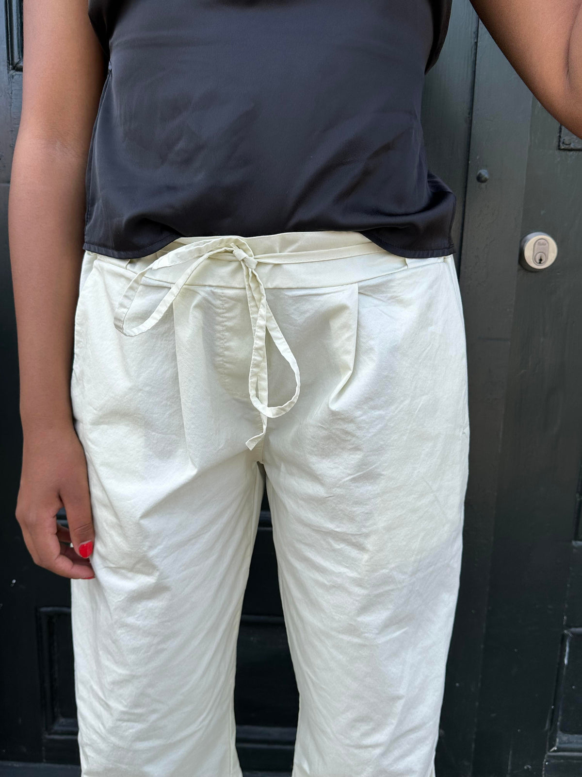 Evani Ekru Pantolon