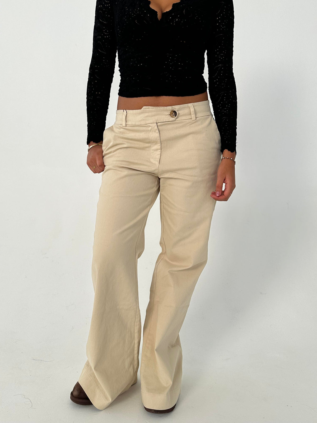 Bej Romey Pantolon