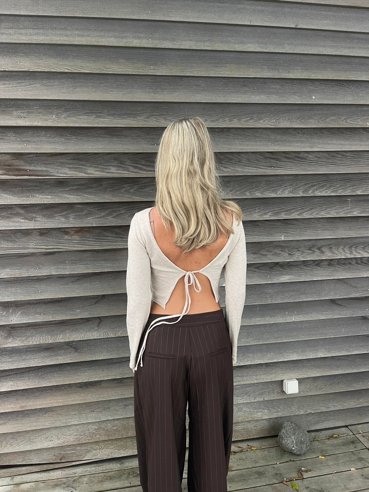 Simona Bej İki Yolla Bağlama Bluzu