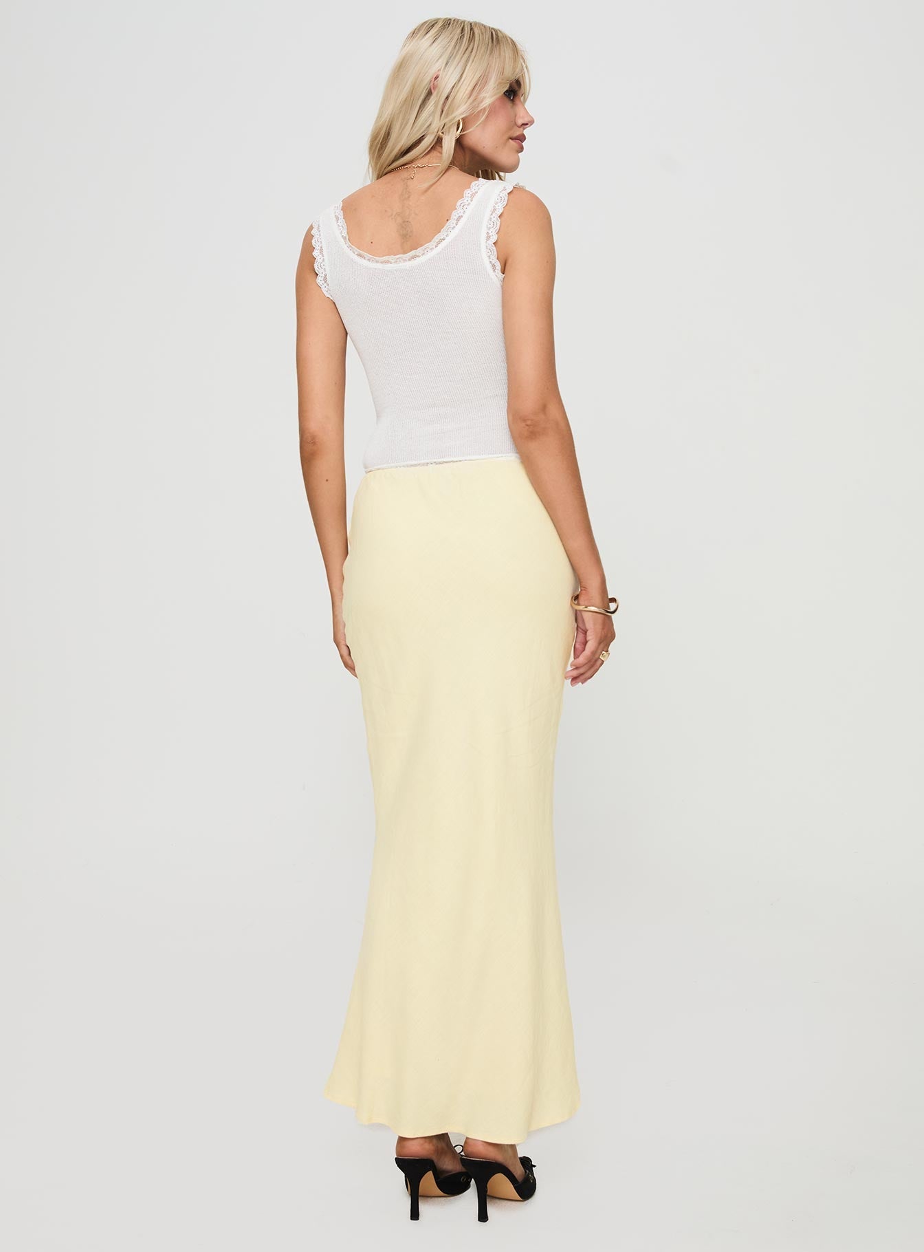 Mercer Keten Maxi Etek