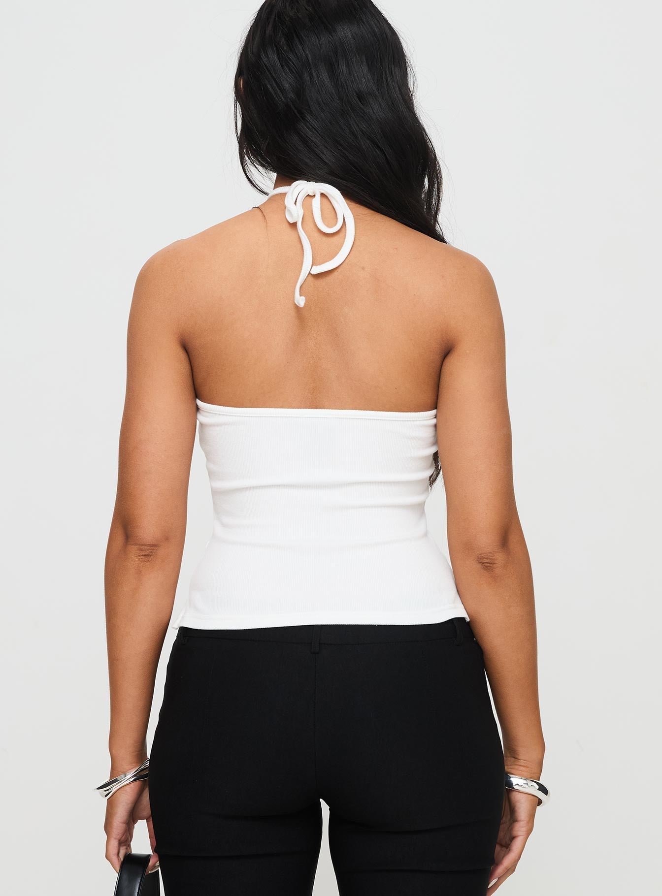 Beyaz Rib Üst - Temel Halter Modelleri