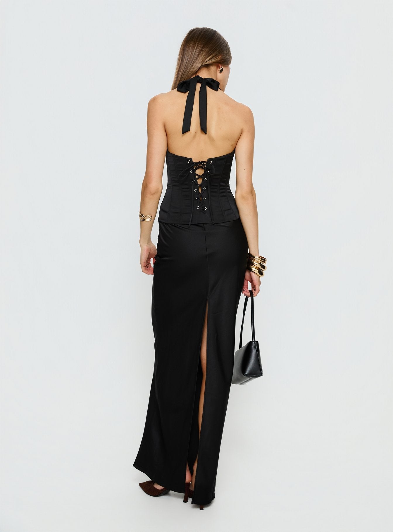 Siyah Maxi Elbise