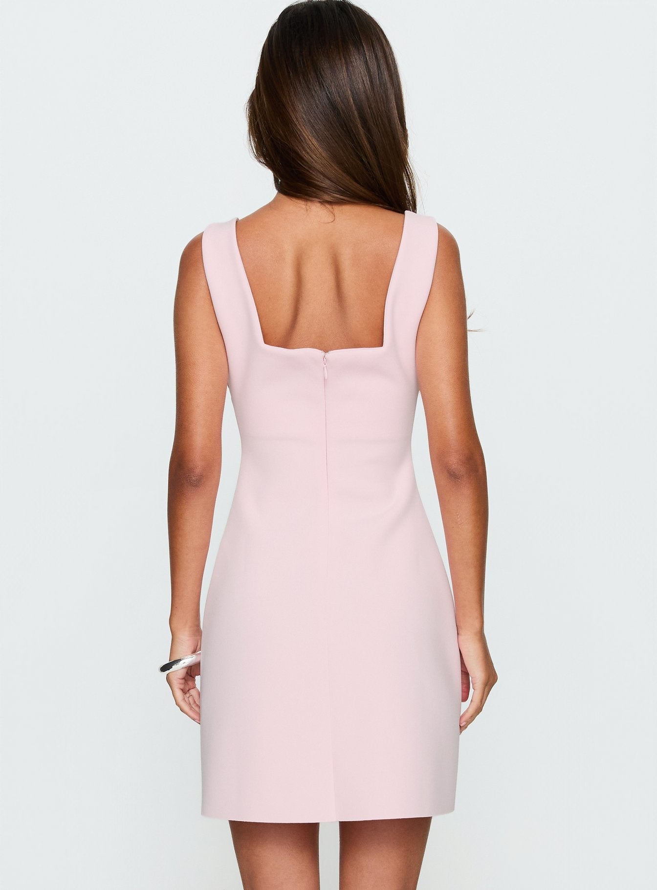 Pembe Bombshell Mini Elbise