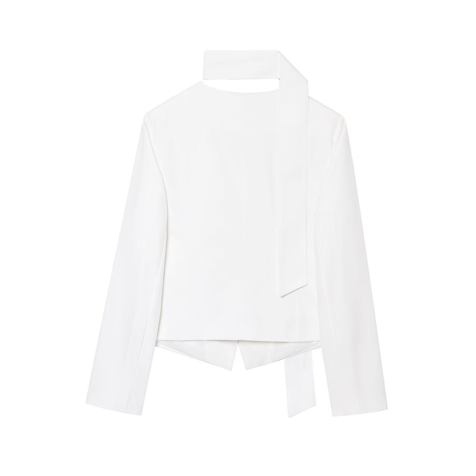 Aurélie Tie-Scarf Blazer