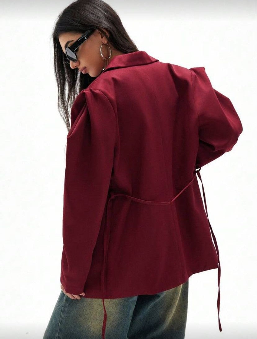 Sienna Wrap Oversized Blazer