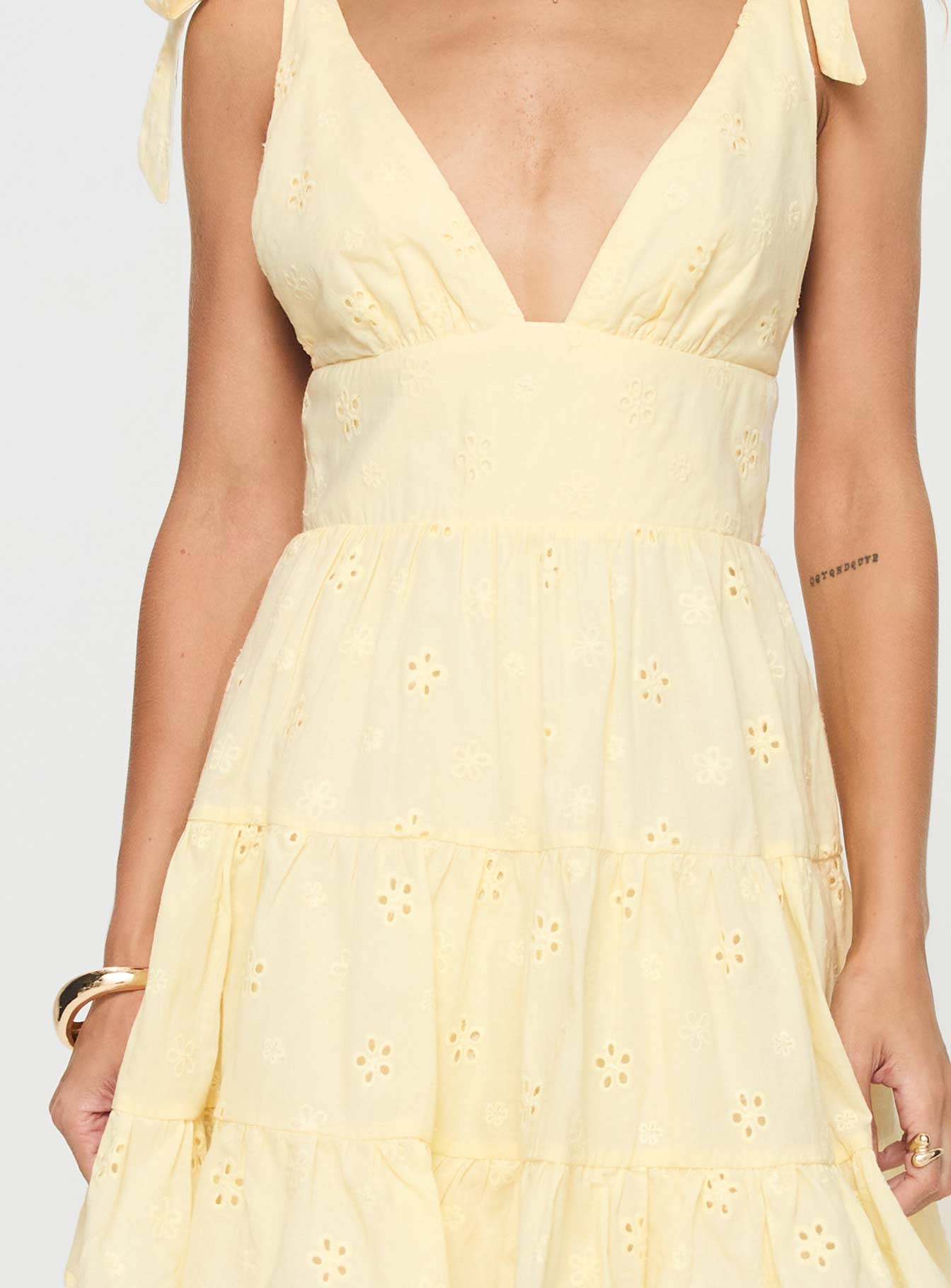 Galvis Limon Mini Elbise