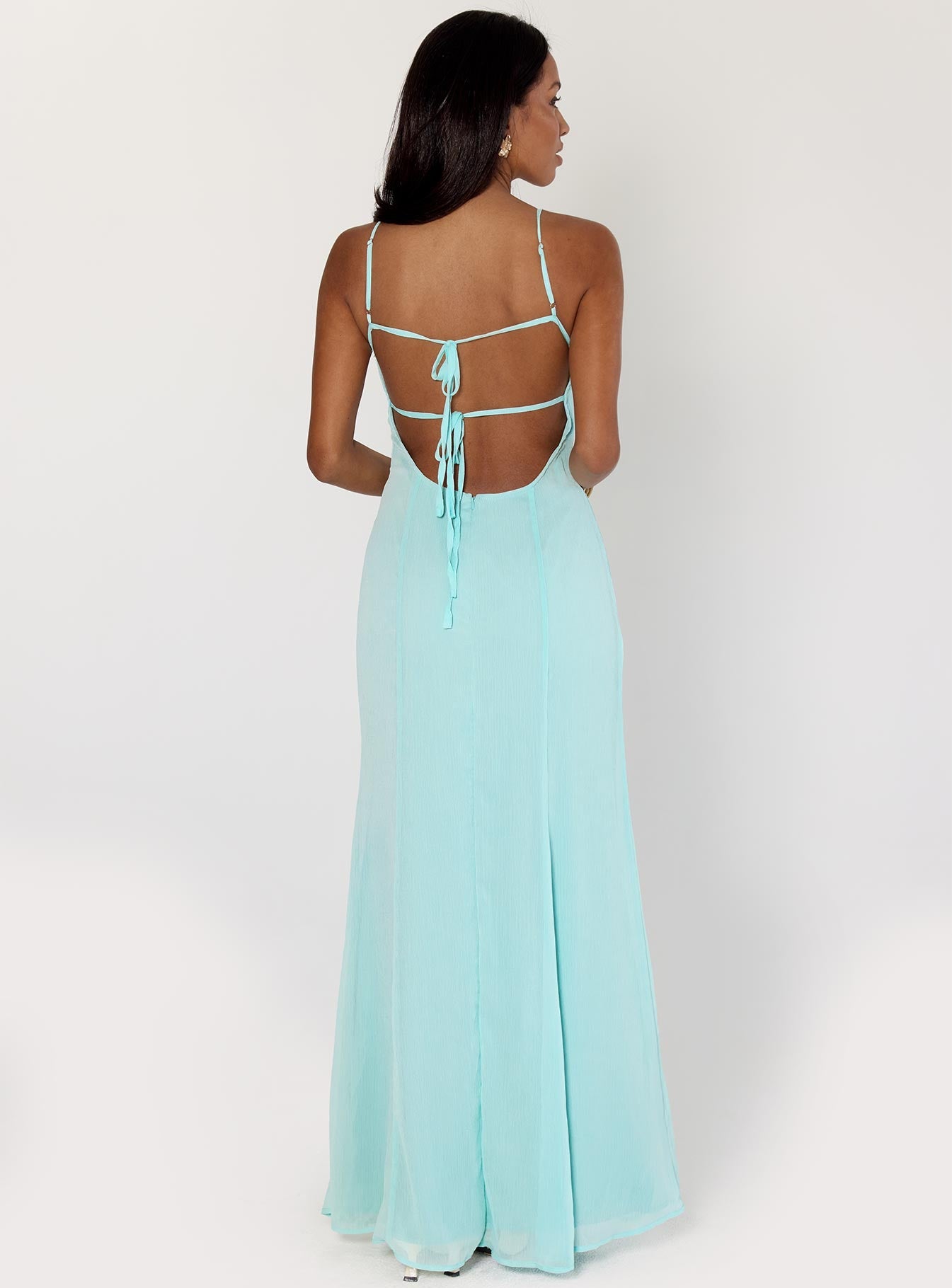 Jadira Aqua Maxi Elbise