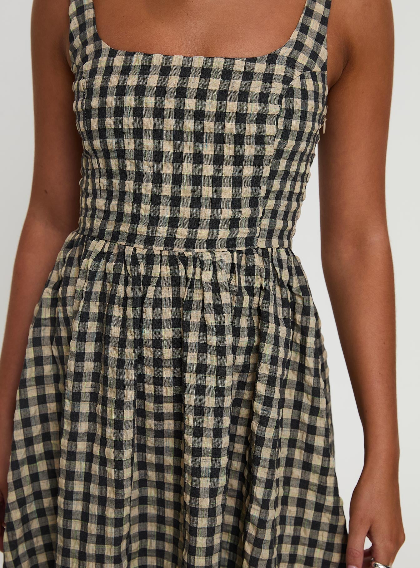 Cartmel Ekose Maxi Elbise
