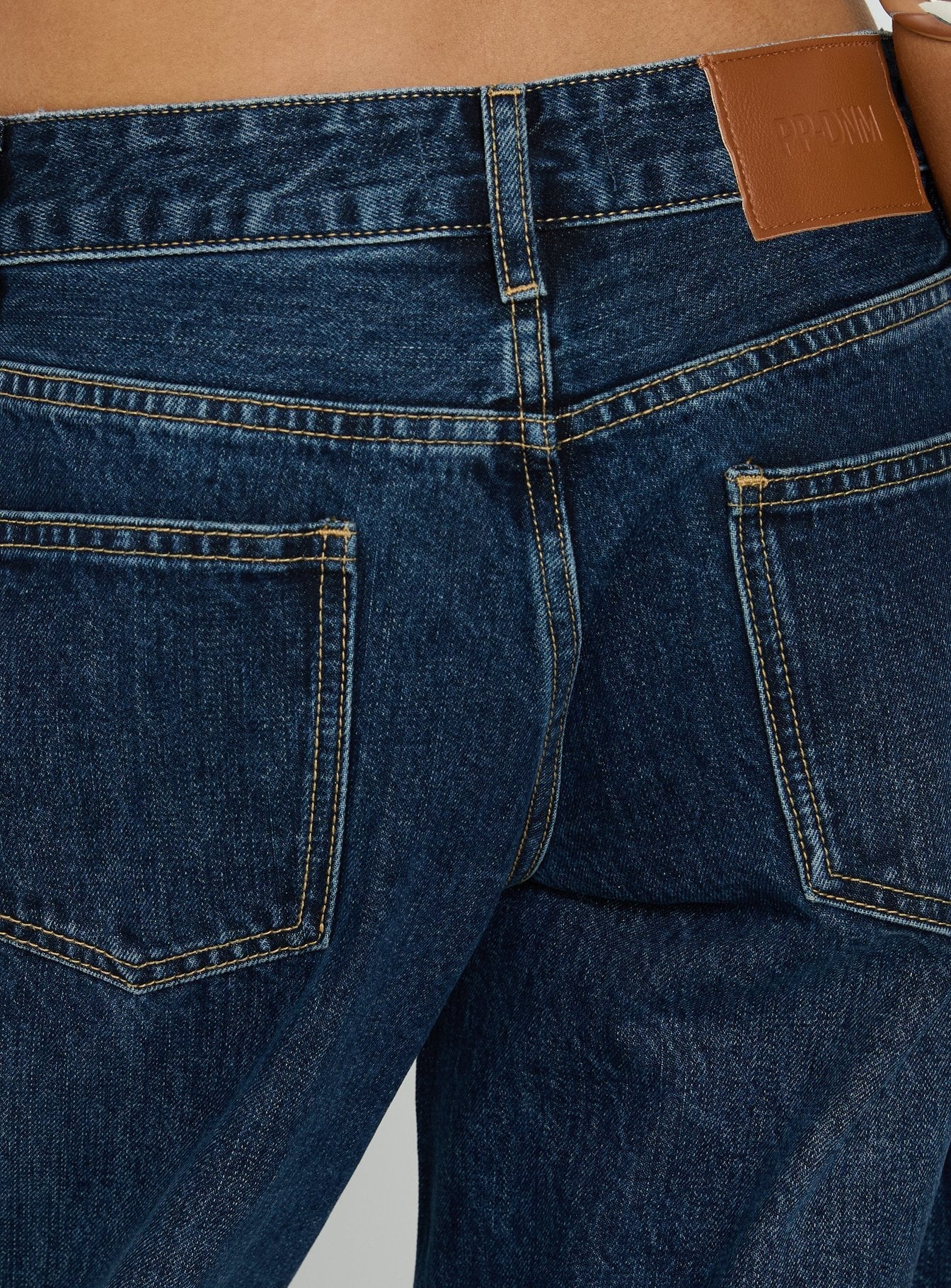 Serenitia Koyu Mavi Orta Bel Rahat Jean Pantolon