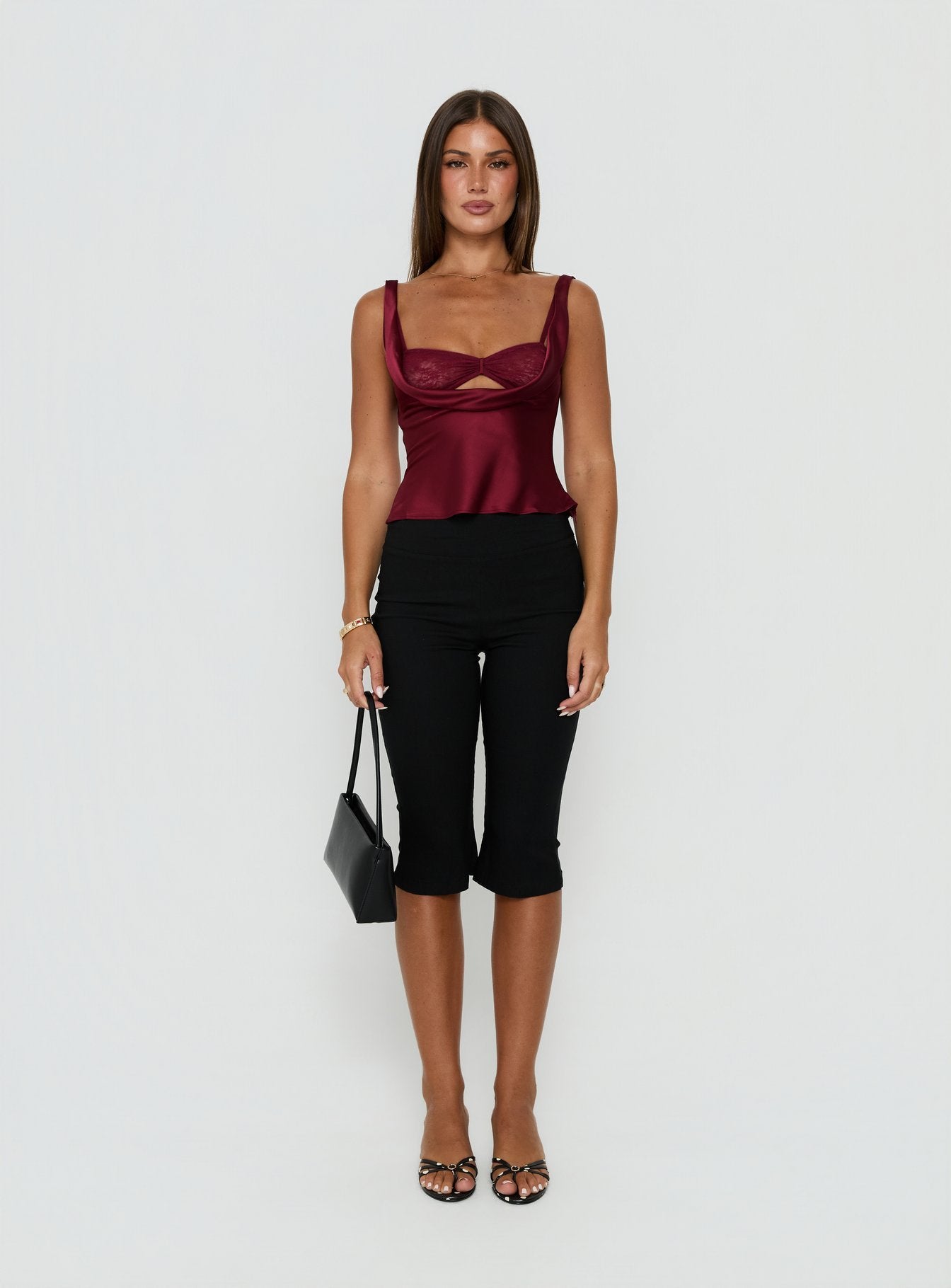 Delilah Bordo Bluz