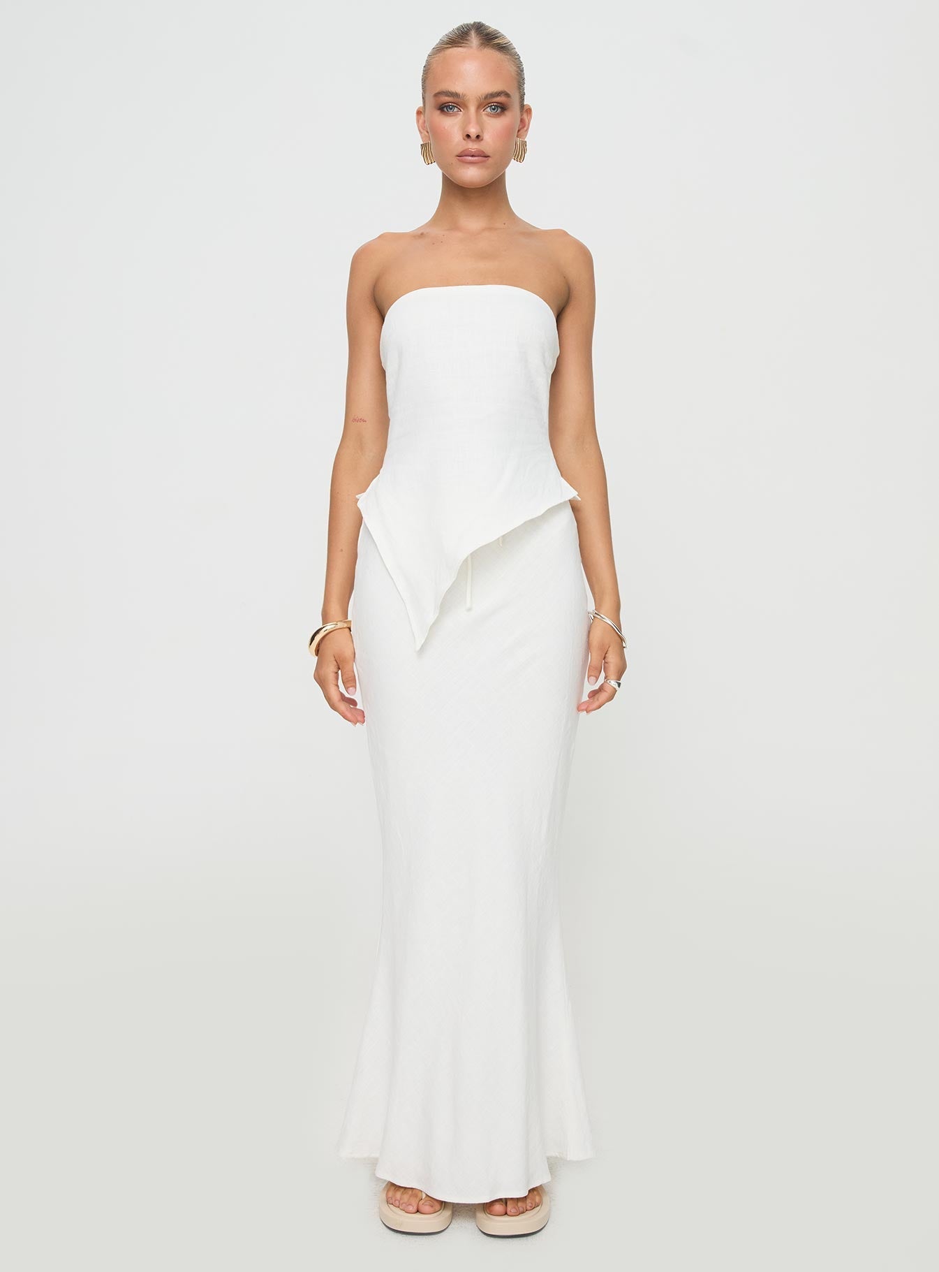 Mercer Keten Maxi Etek