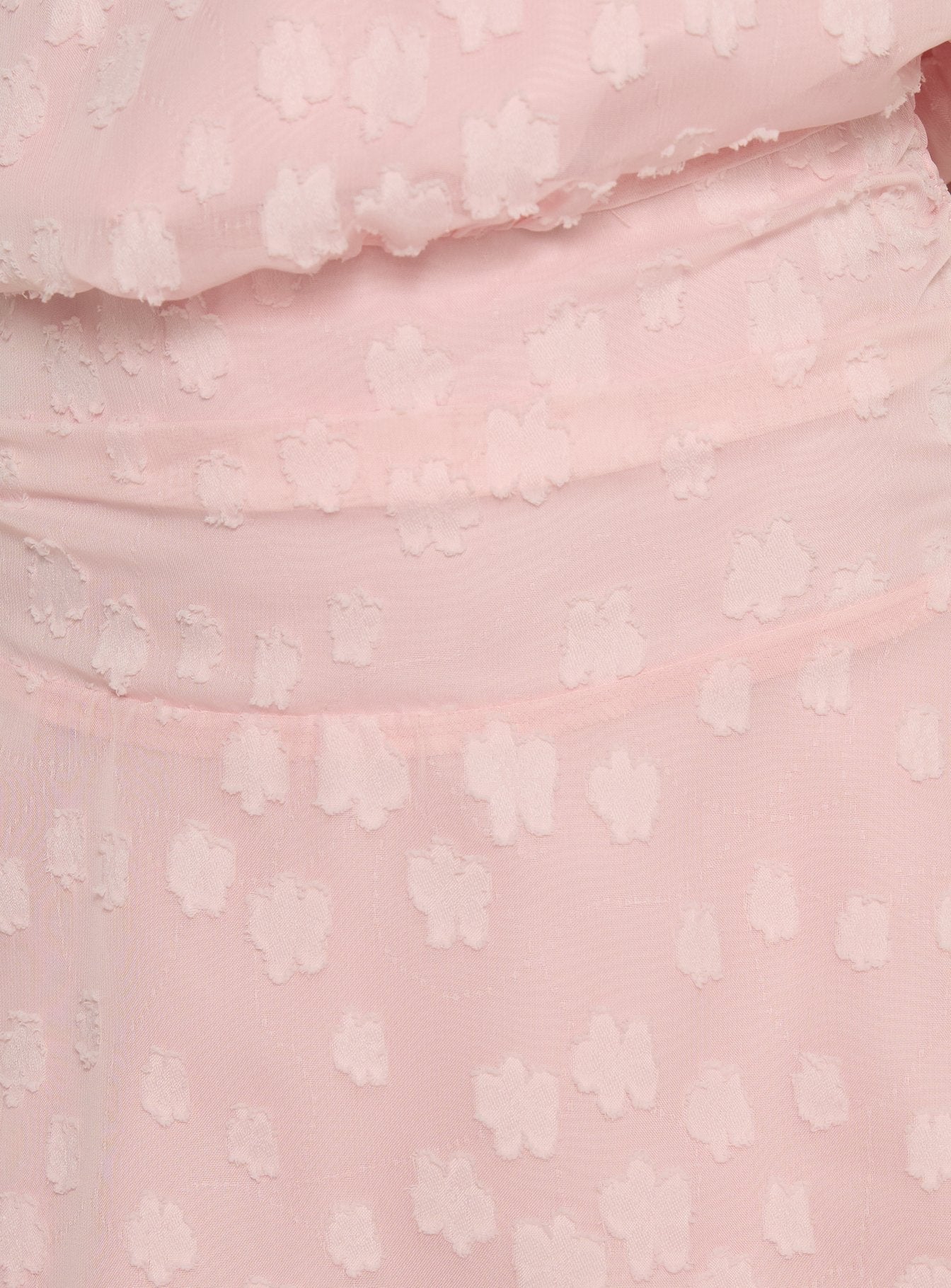 Jakarlı Pembe Eurythmic Şal Halter Mini Elbise