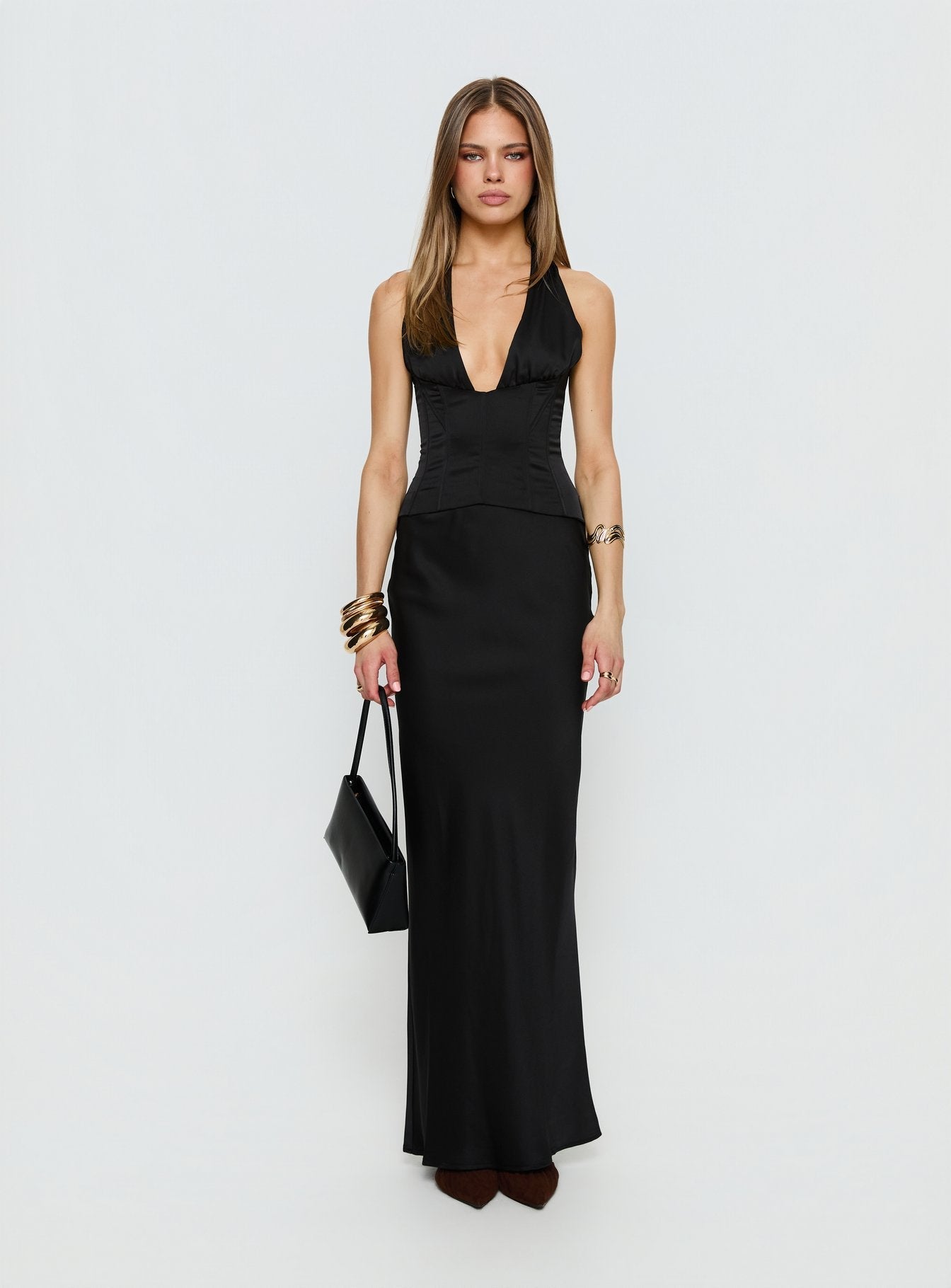 Siyah Maxi Elbise