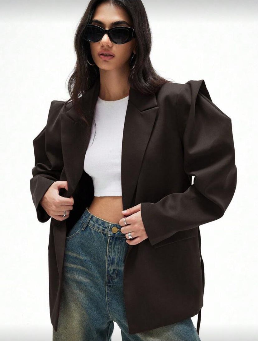 Sienna Wrap Oversized Blazer
