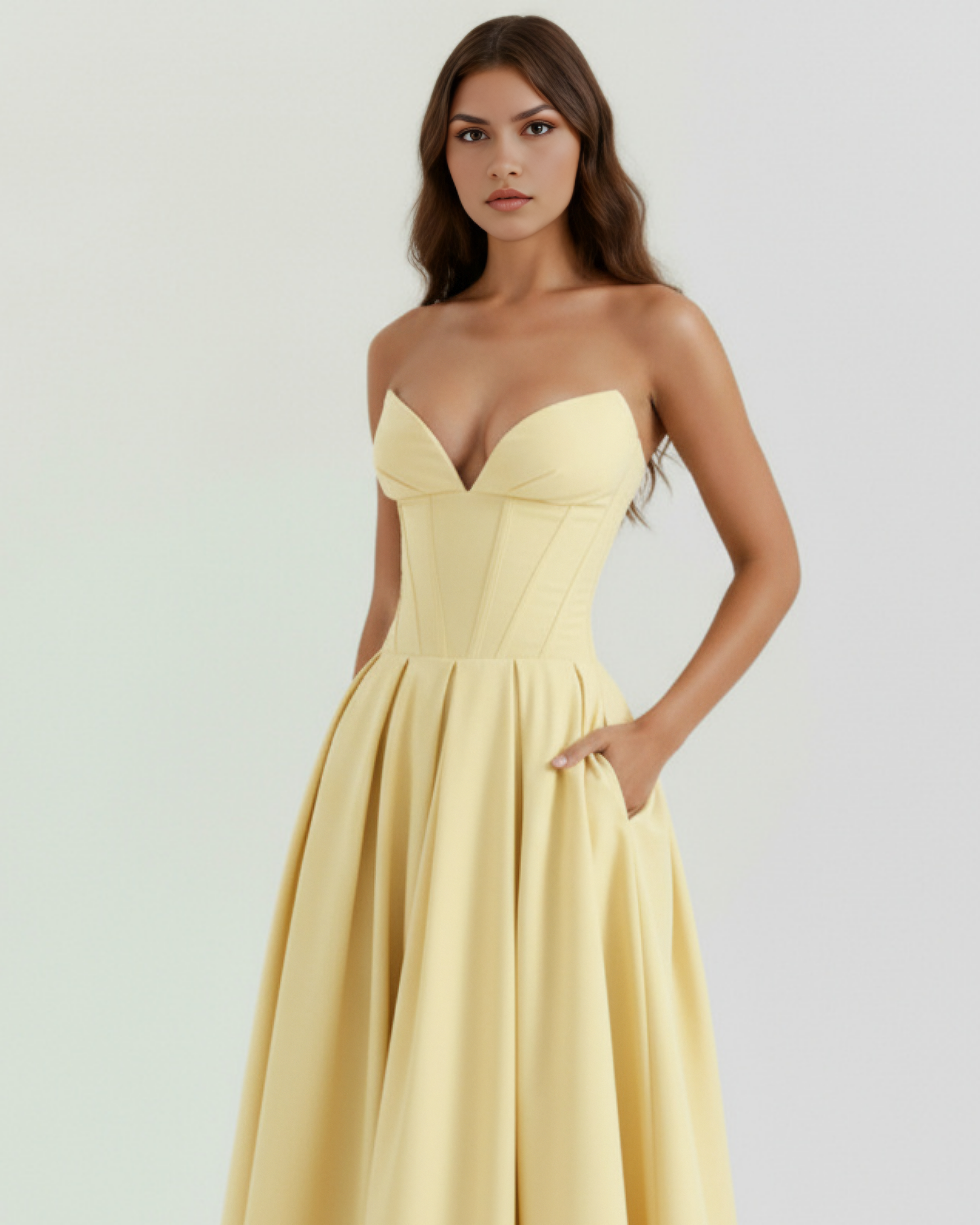 Amalfi Midi Elbise