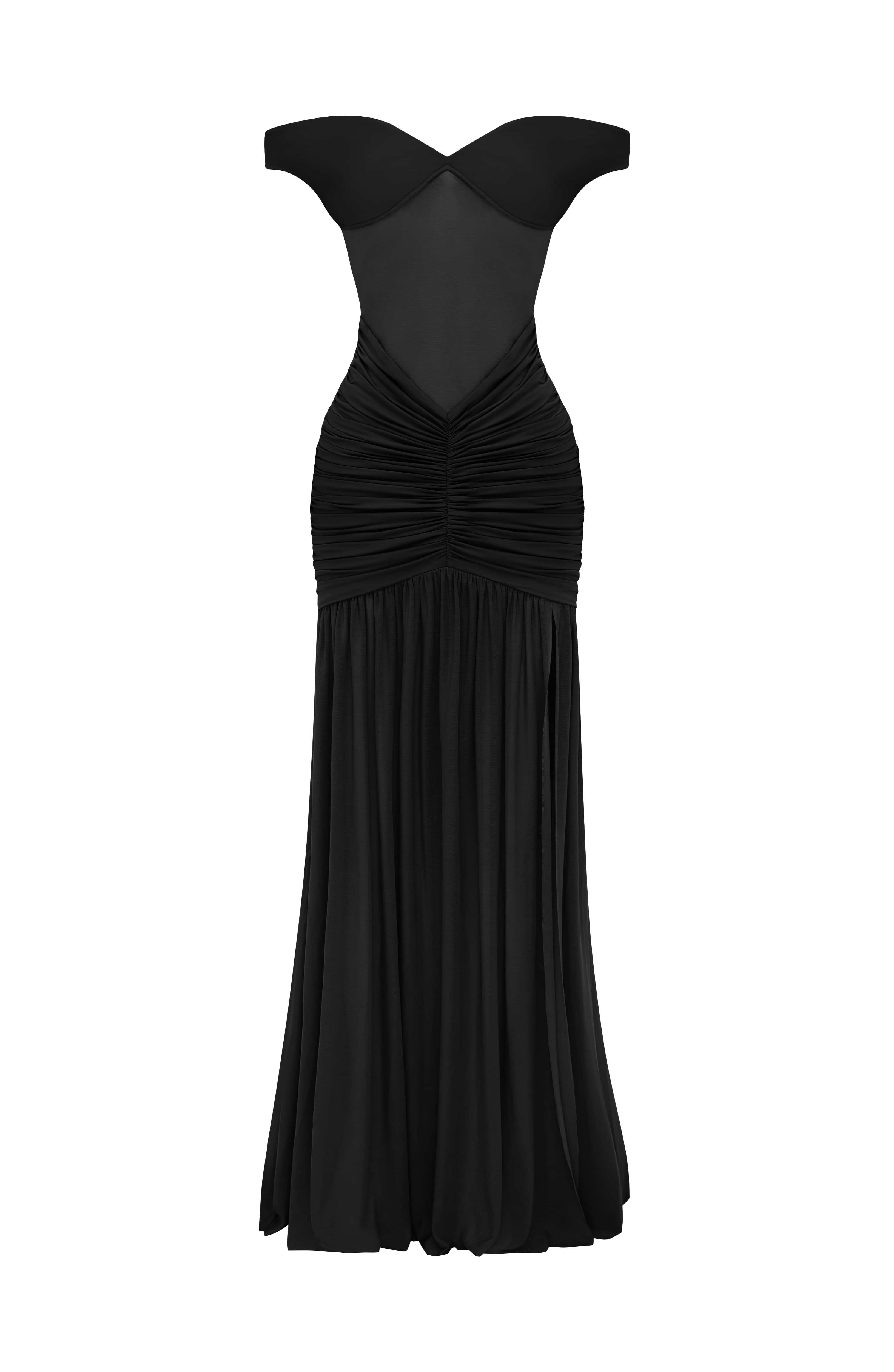 Celina Maxi Elbise - Siyah