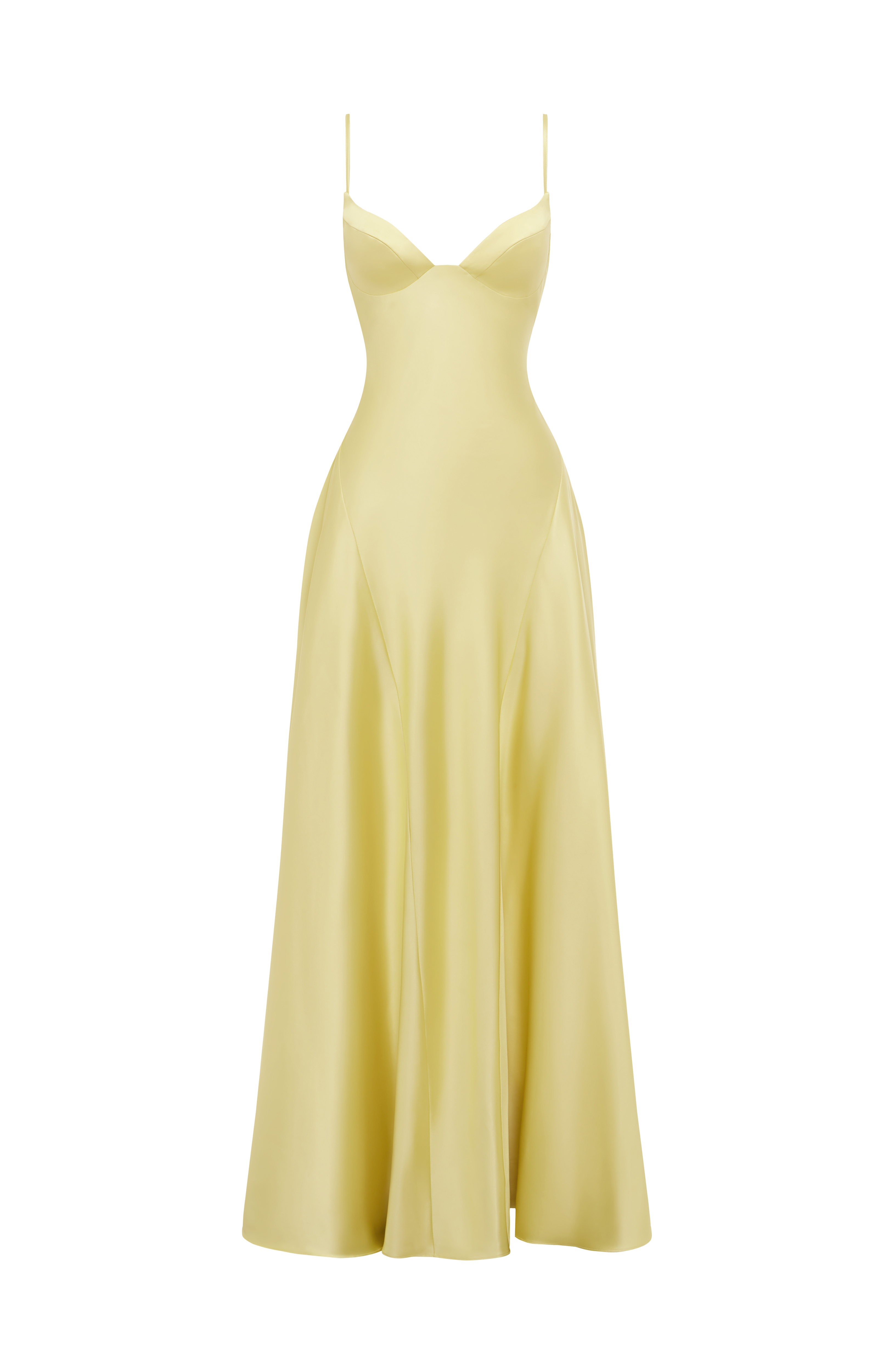 Asterin Maxi Elbise – Limon Sarısı