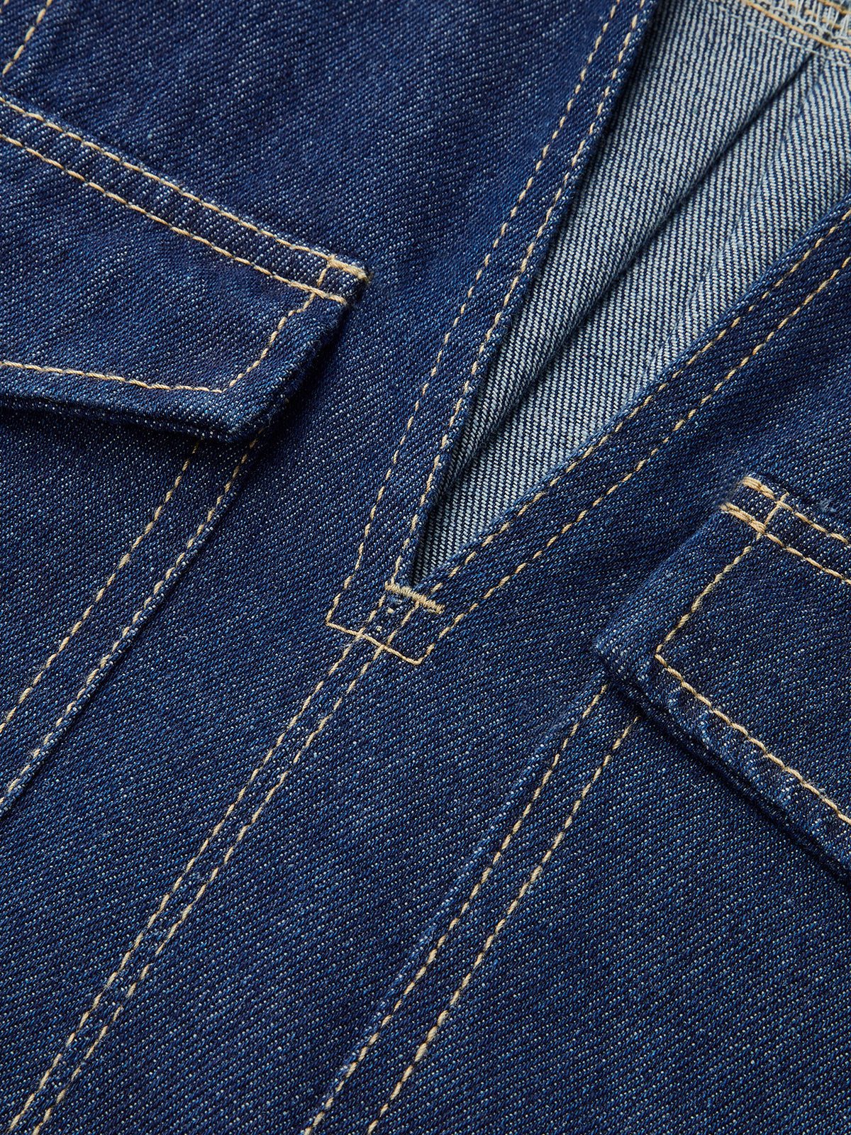 Cepli Denim Şort Takım