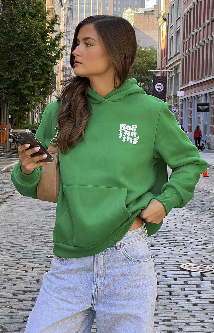Başlangıç Yeşil Snuggle Bubble Hoodie