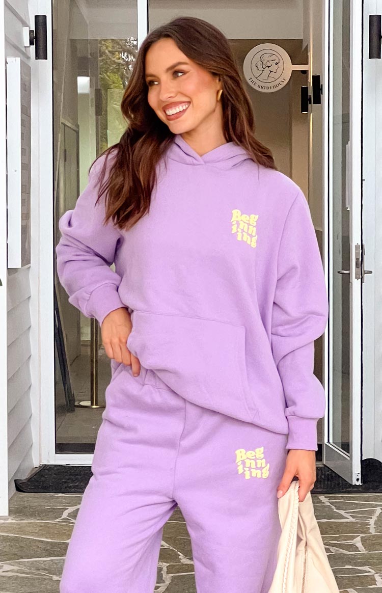 Başlangıç Mor Snuggle Bubble Hoodie