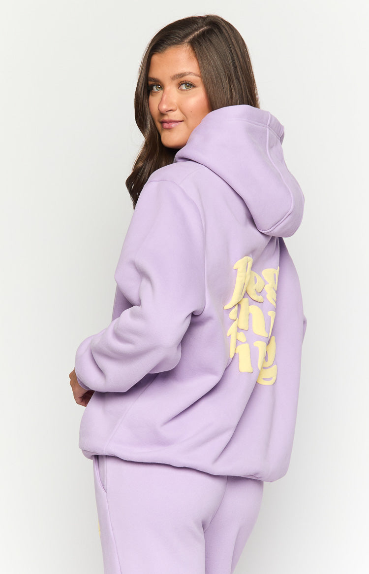 Başlangıç Mor Snuggle Bubble Hoodie
