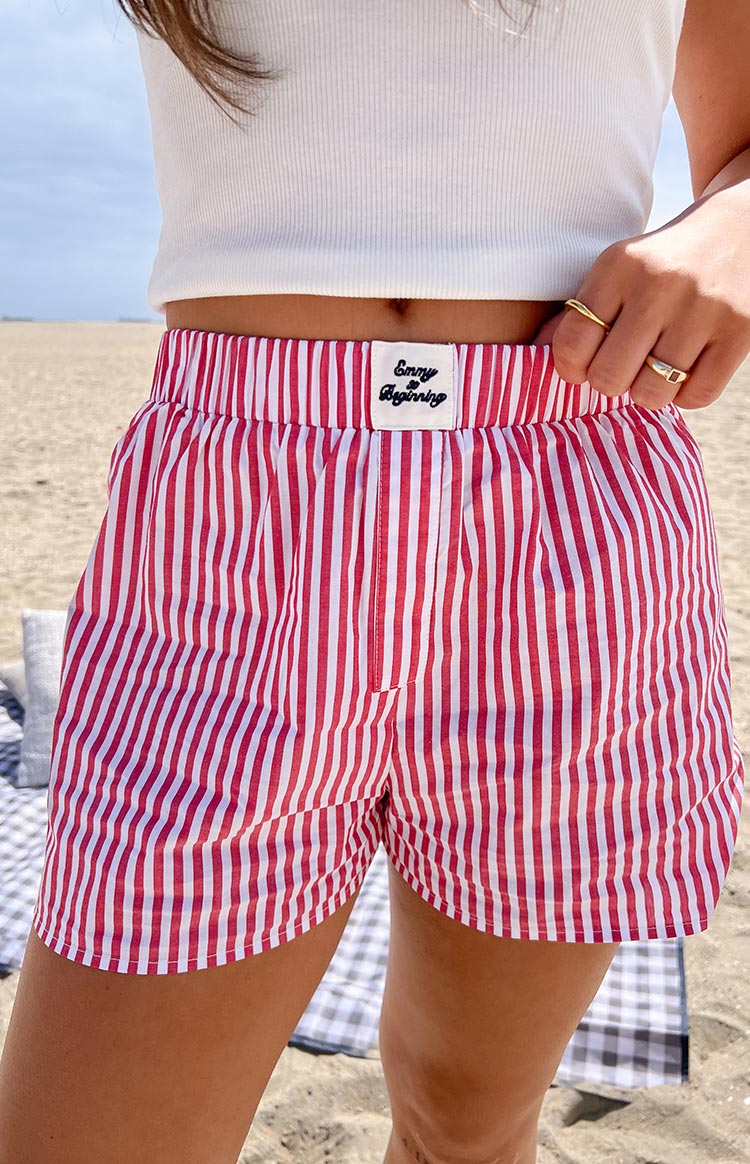 Brad Kırmızı Şeritli Premium Boxer Şort