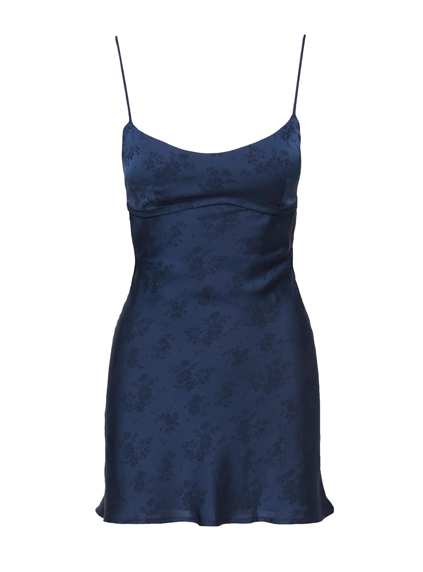 Clemence Lacivert Mini Elbise