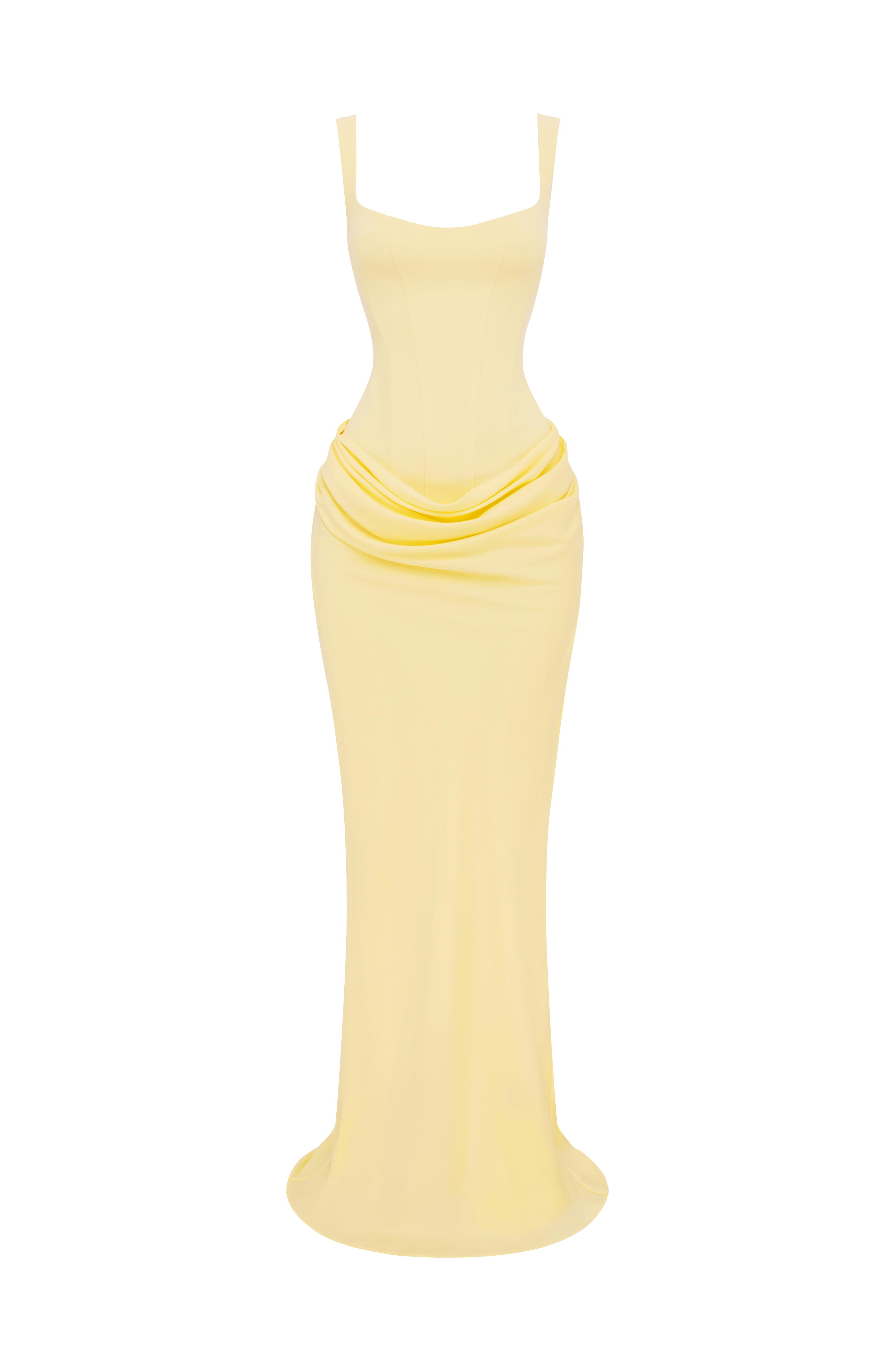 Yazlık Limon Cornelia Maxi Elbise
