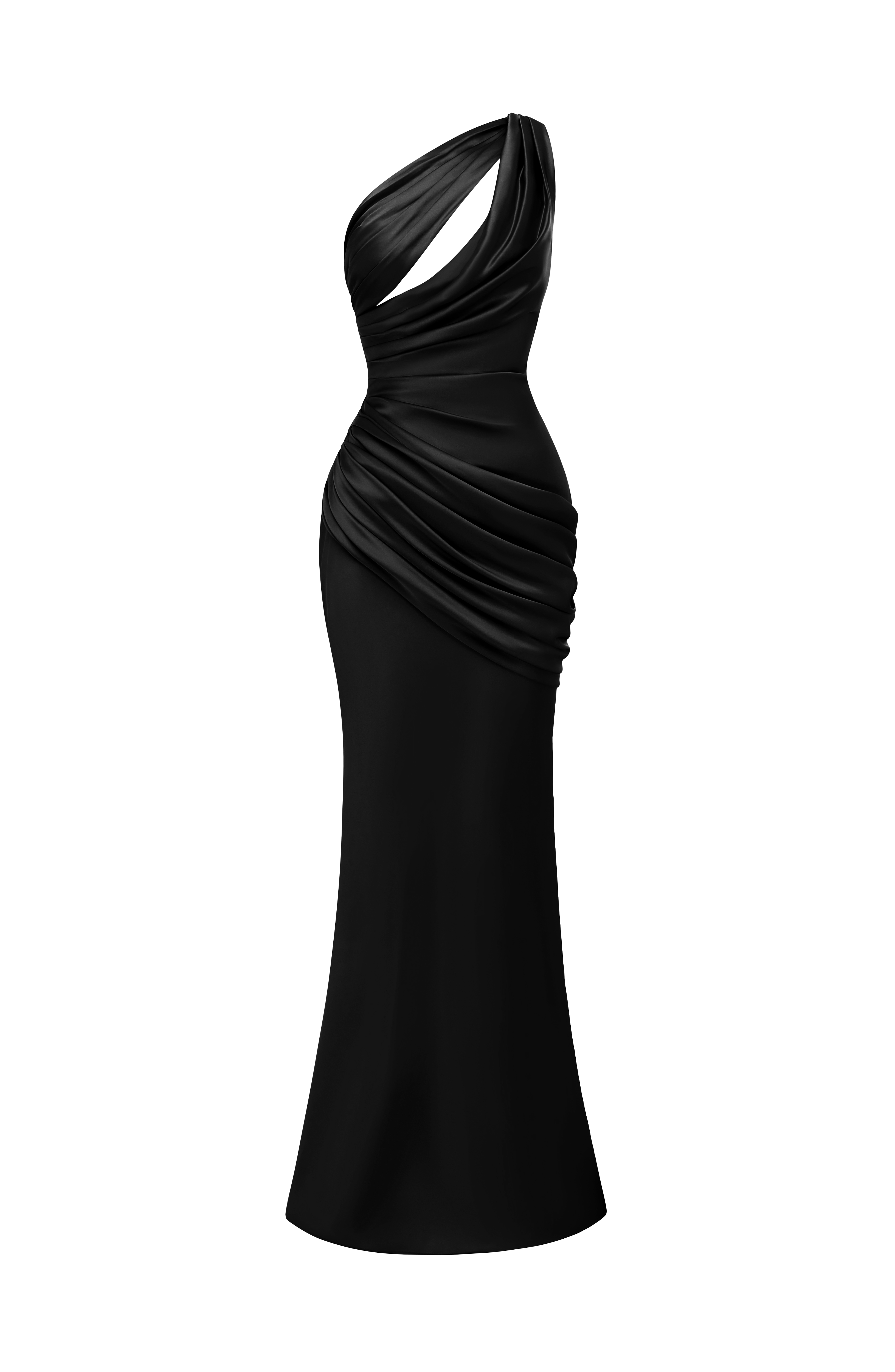 Emina Maxi Elbise – Siyah