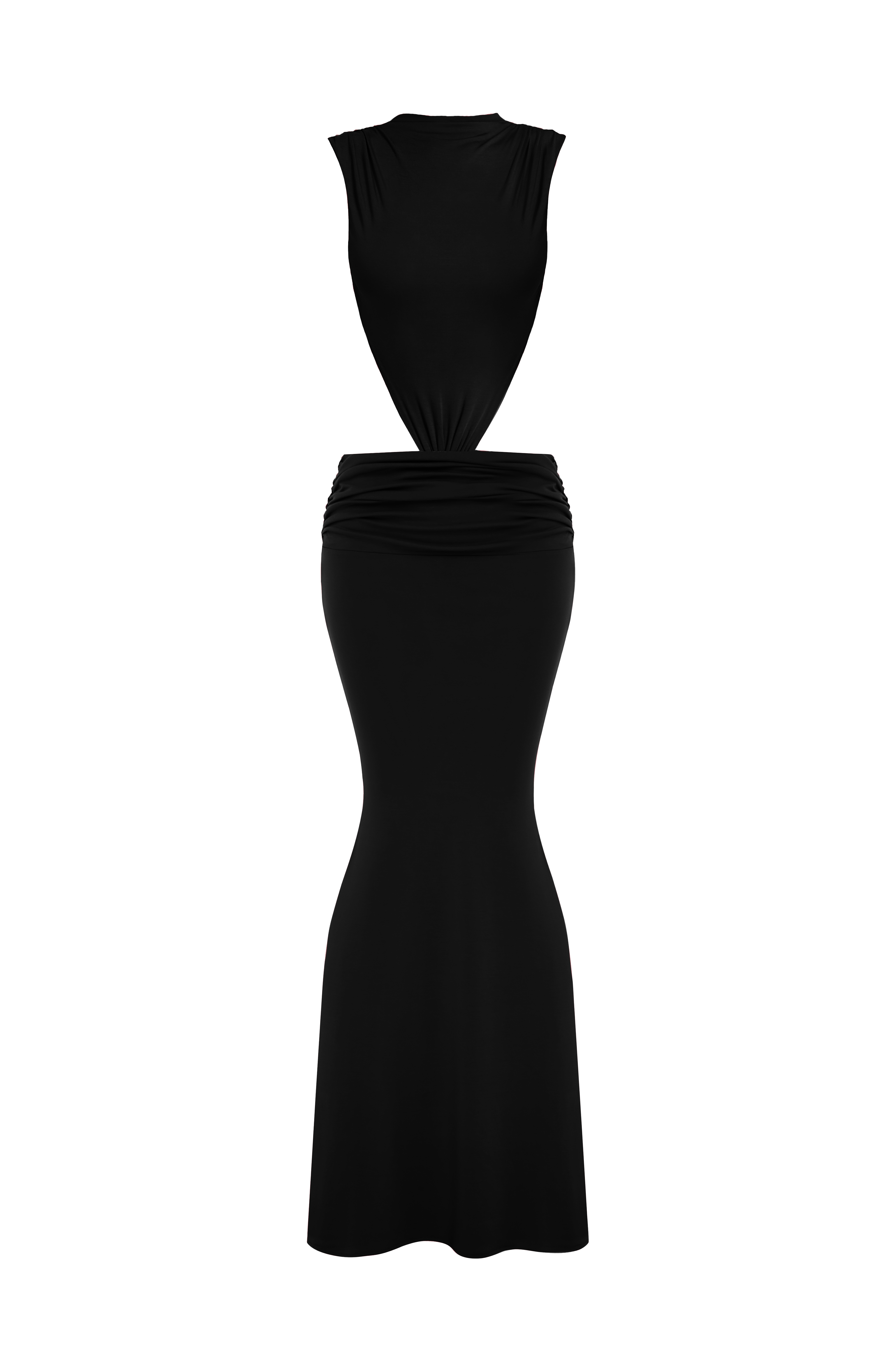 Fenella Siyah Maxi Elbise