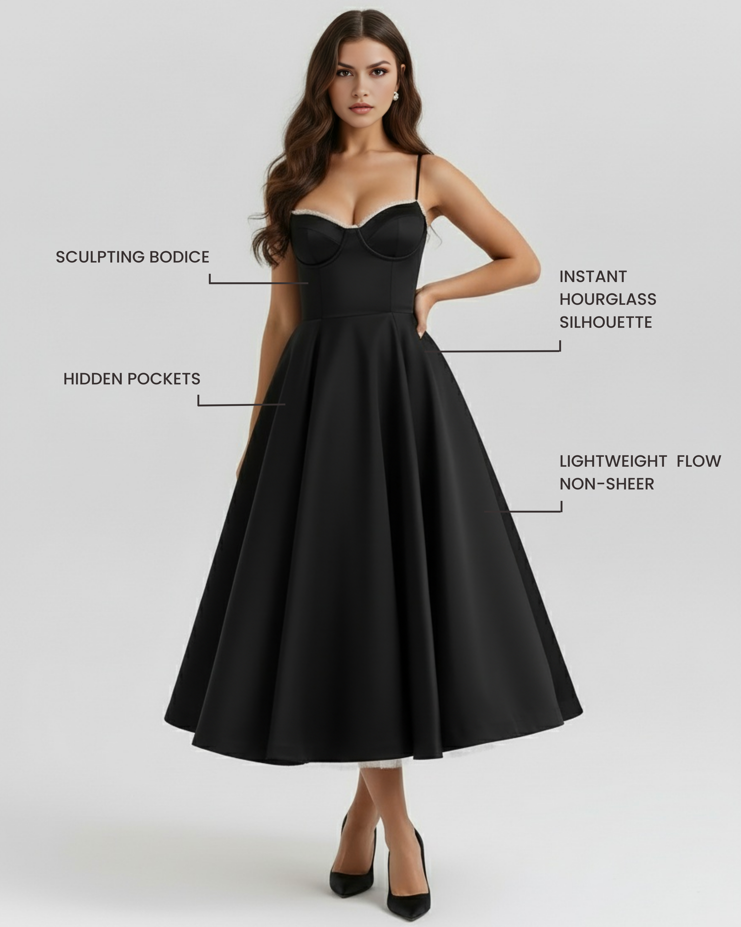 Selene Midi Elbise