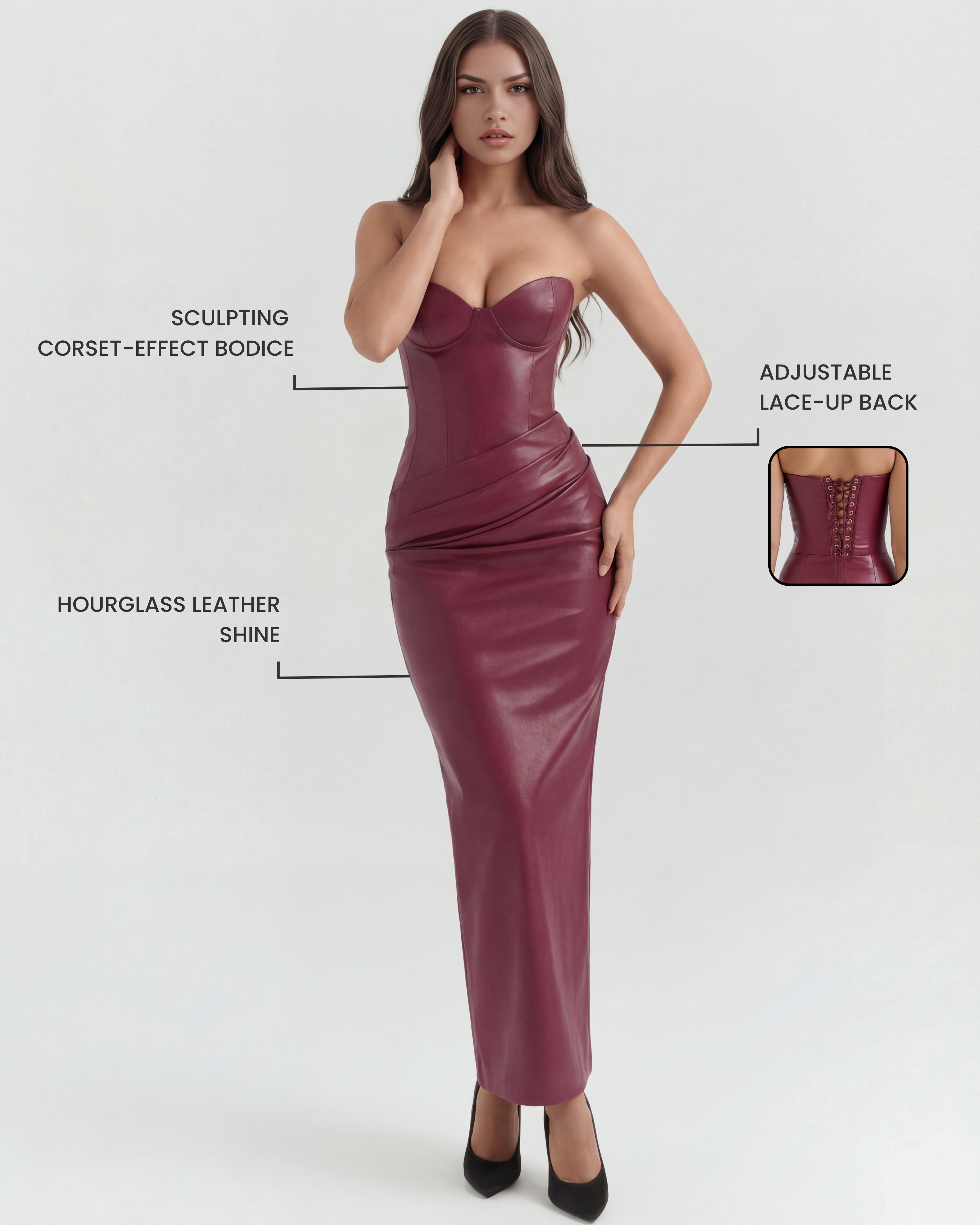 Vanessa Midi Elbise