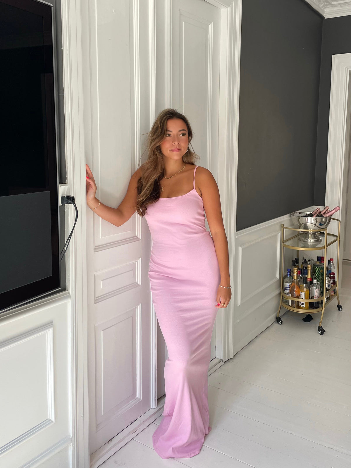 Alora Bebek Pembe Elbise