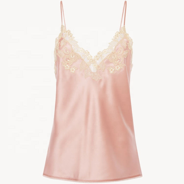 Blush Saten Pijama Takımı
