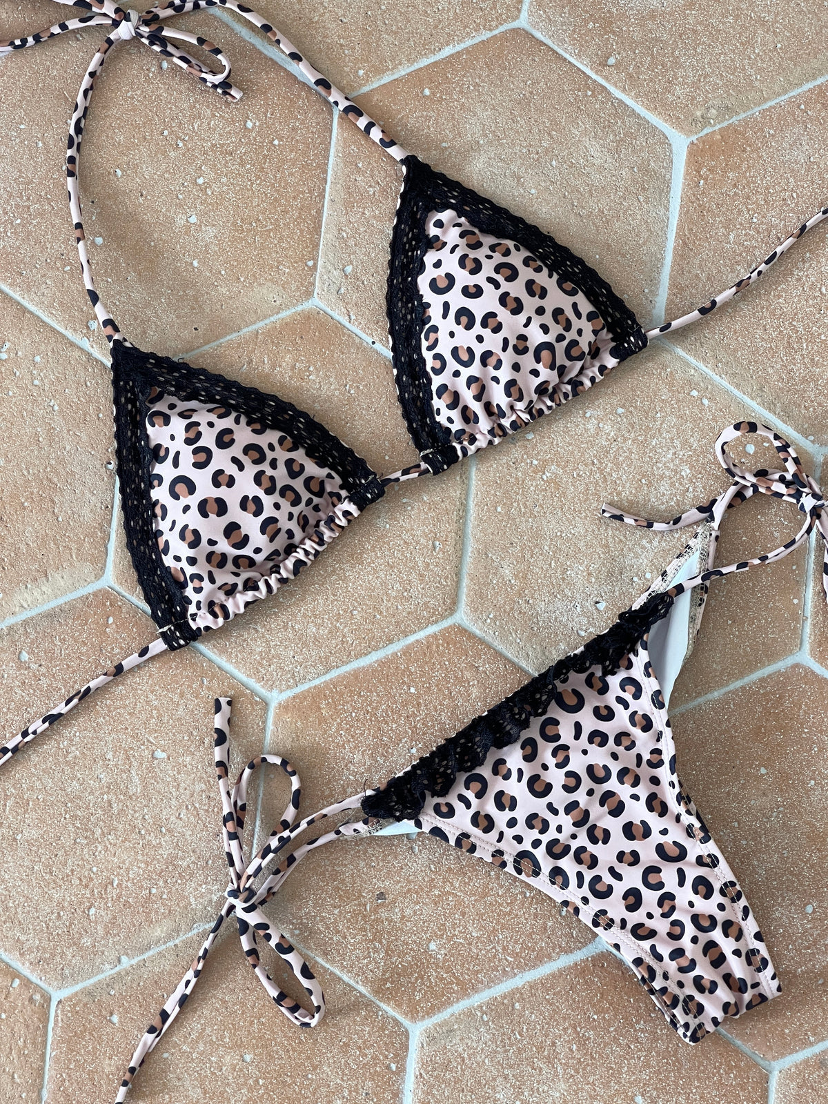 Cocoella Leopar Desenli Bikini