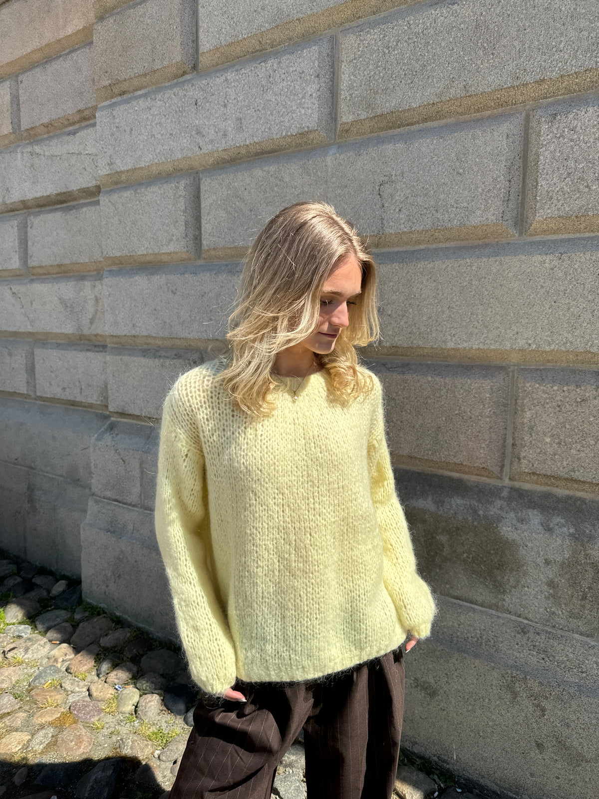 Genevieve Oversize Triko - Sarı