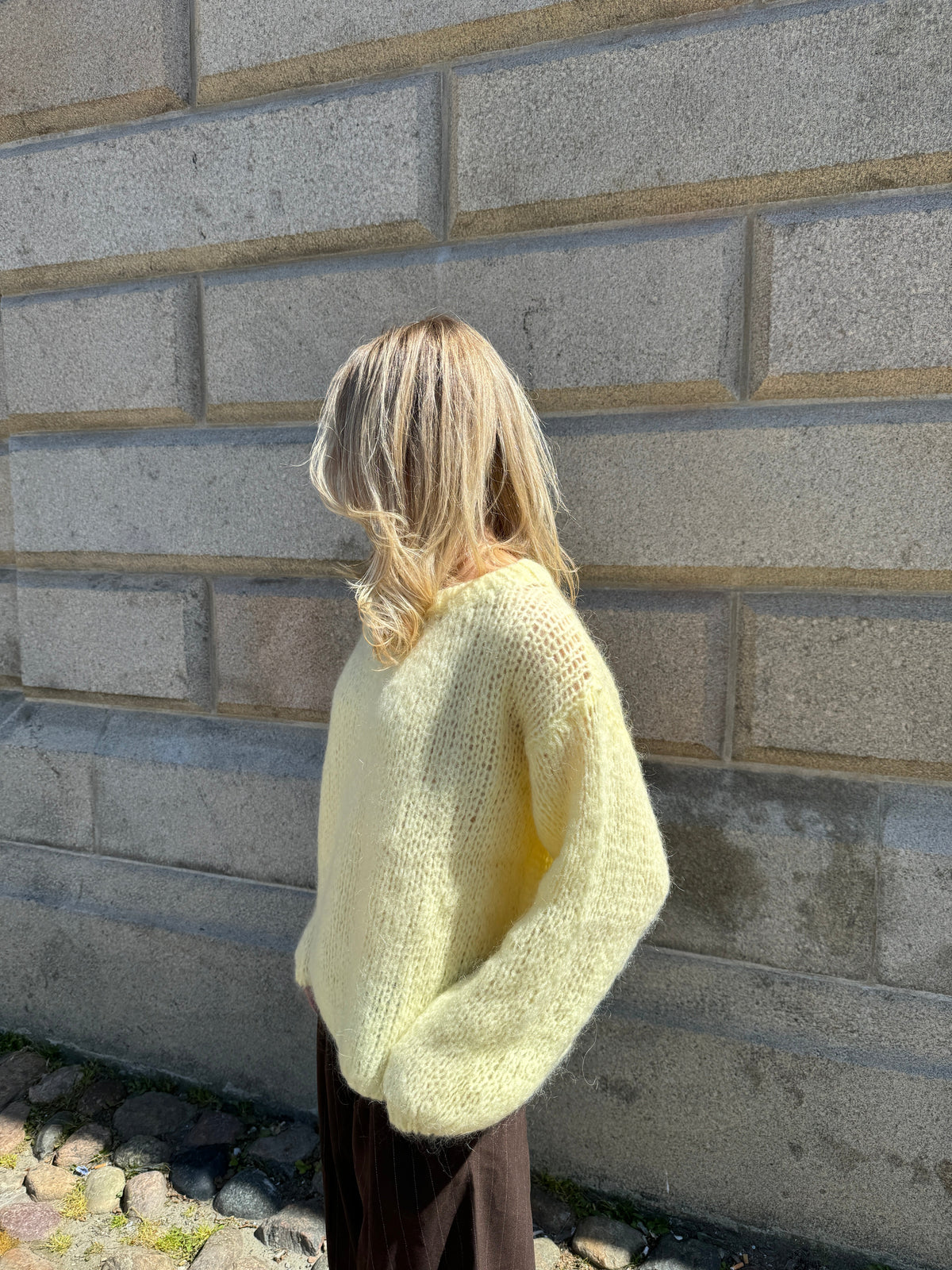 Genevieve Oversize Triko - Sarı